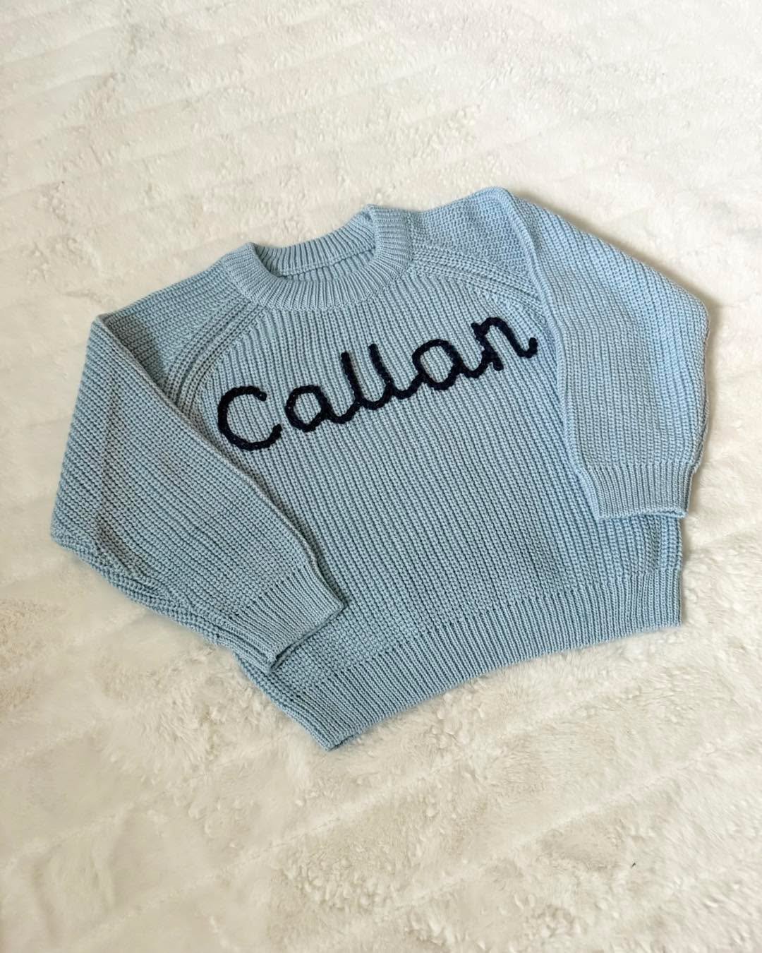 Known by name, held in love.
Hand-embroidered just for them 🤍
DM us to order yours today🌦️💛

#kidsclothing #kidsfashion #kidssweater #handmade #handembroidered #handembroidery #handembroiderywork #kidsnamesweater #southern #kid #southernkidsclothi