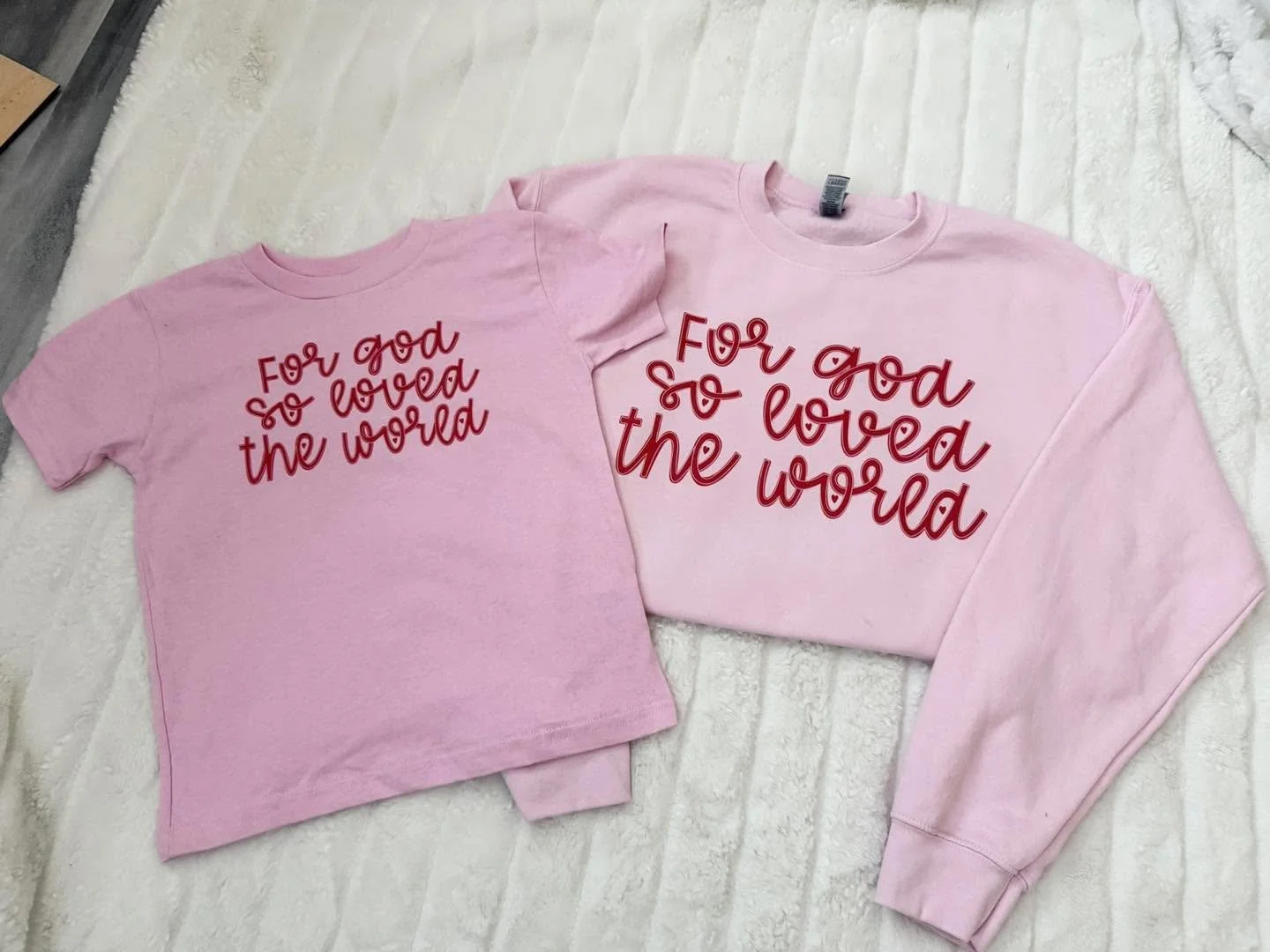Sunday reminder 🤍
&ldquo;For God so loved the world.&rdquo;
Before hearts, candy, and cards &mdash; there was love. A simple truth worth wearing this Valentine&rsquo;s season and always. ✝️💗

#valentinesday #valentinesdaygift #valentinesdaygift #vd
