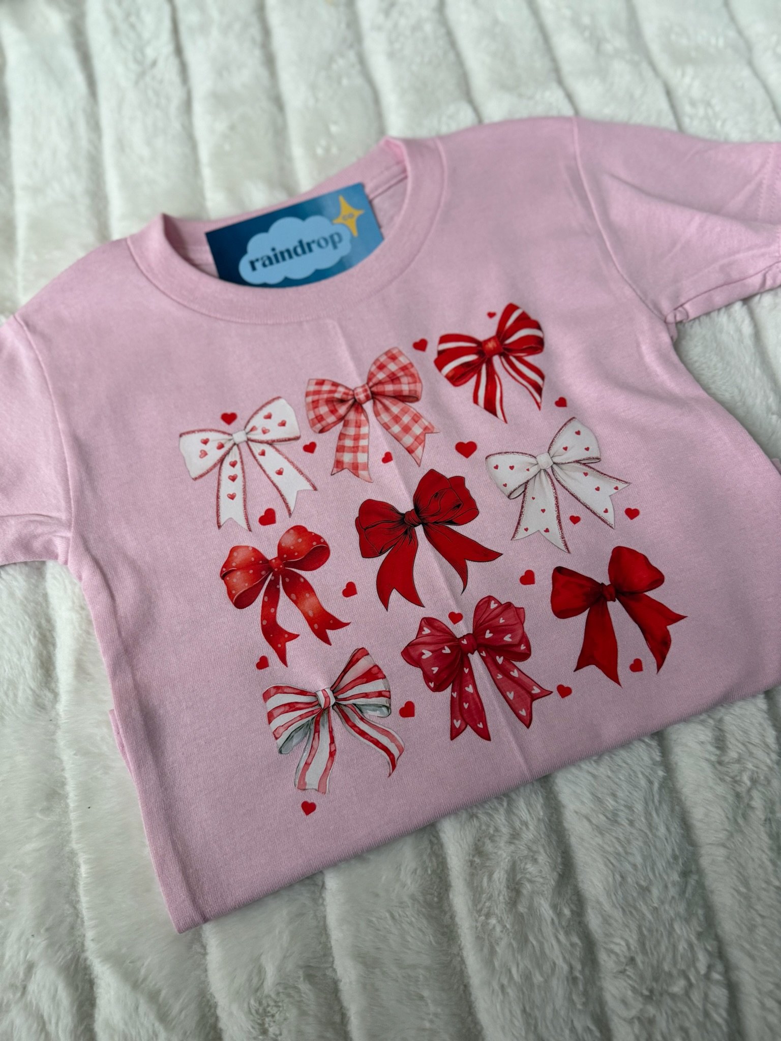 Valentine Bow Collection T-Shirt – Bow Tee for Kids & Adults