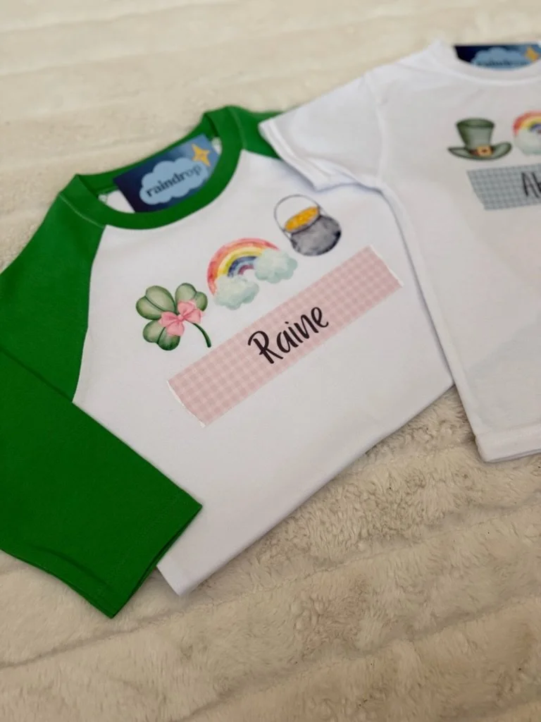 Clover & Cloud Name Tee