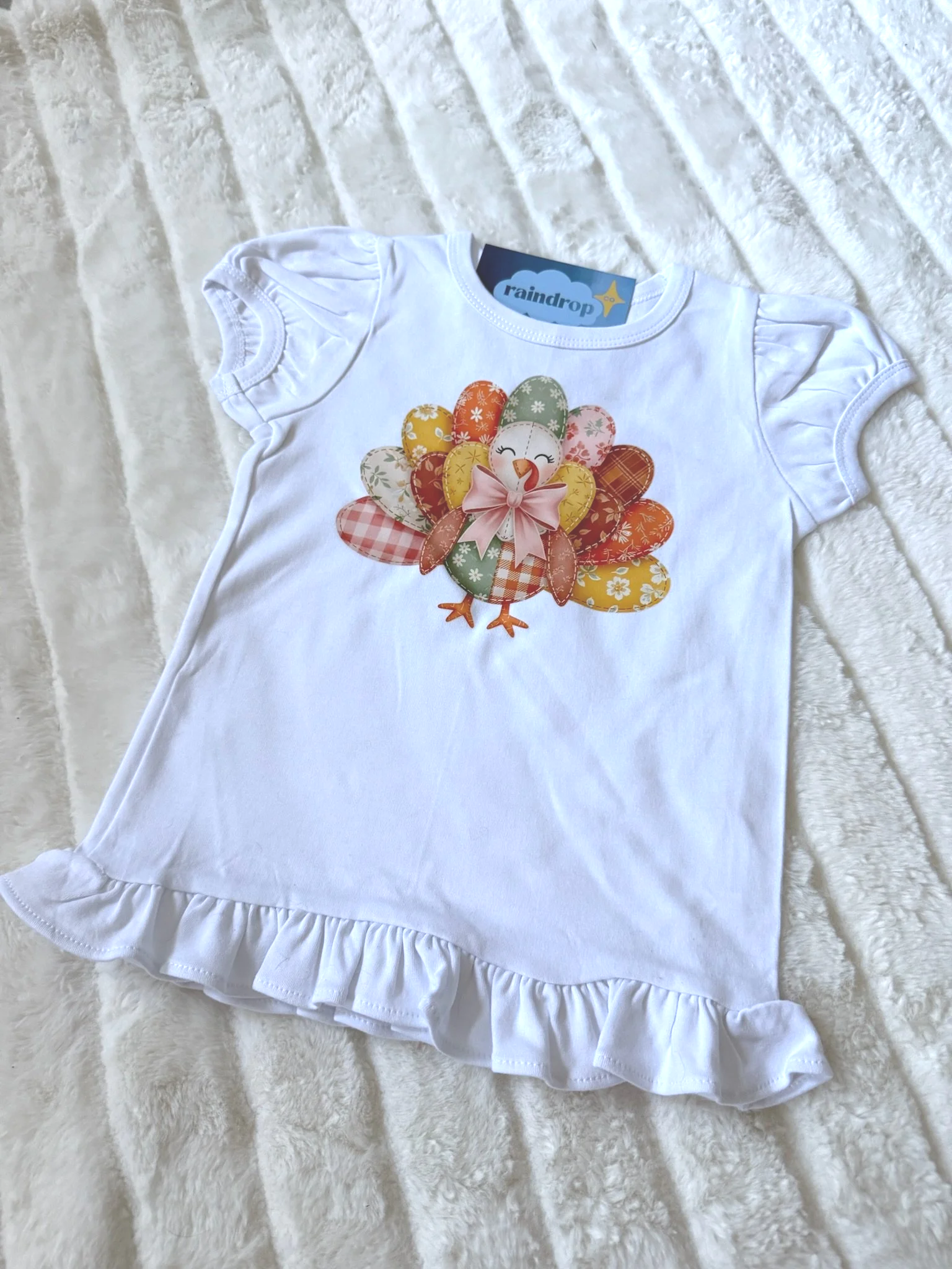 Lil Turkey Ruffle Tee