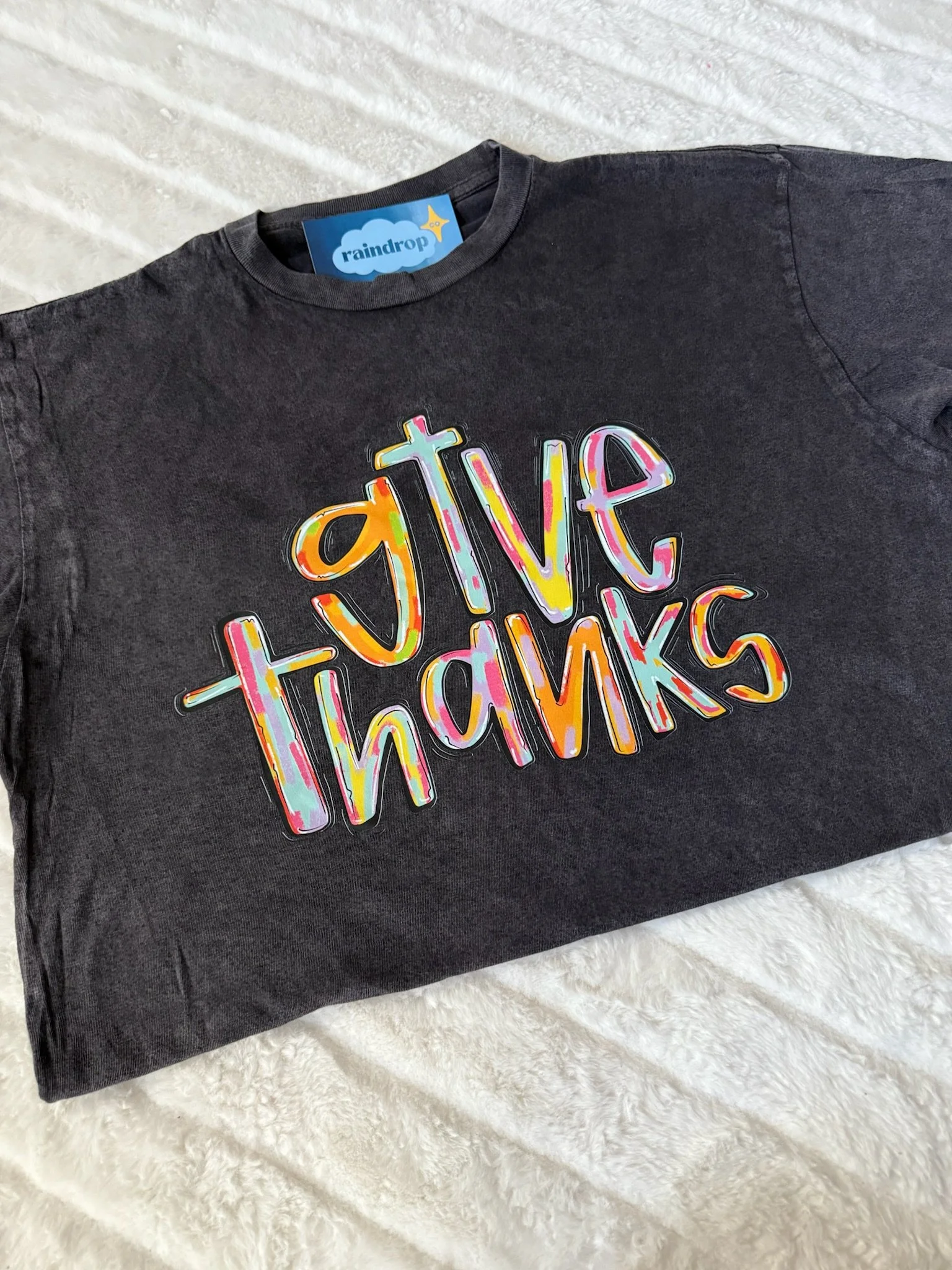 Give Thanks Cross Tee