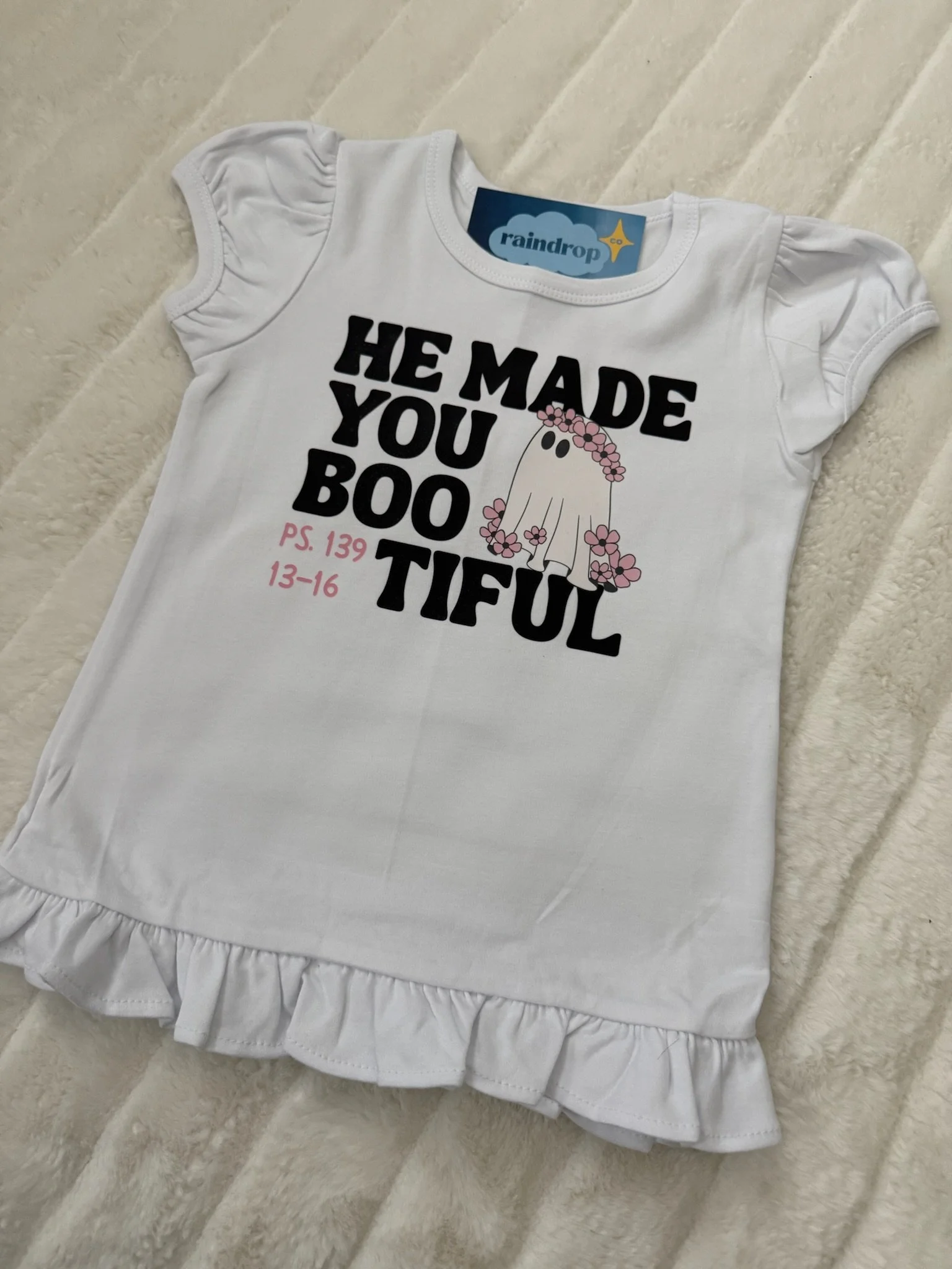 He Made You Boo-tiful Kids Tee
