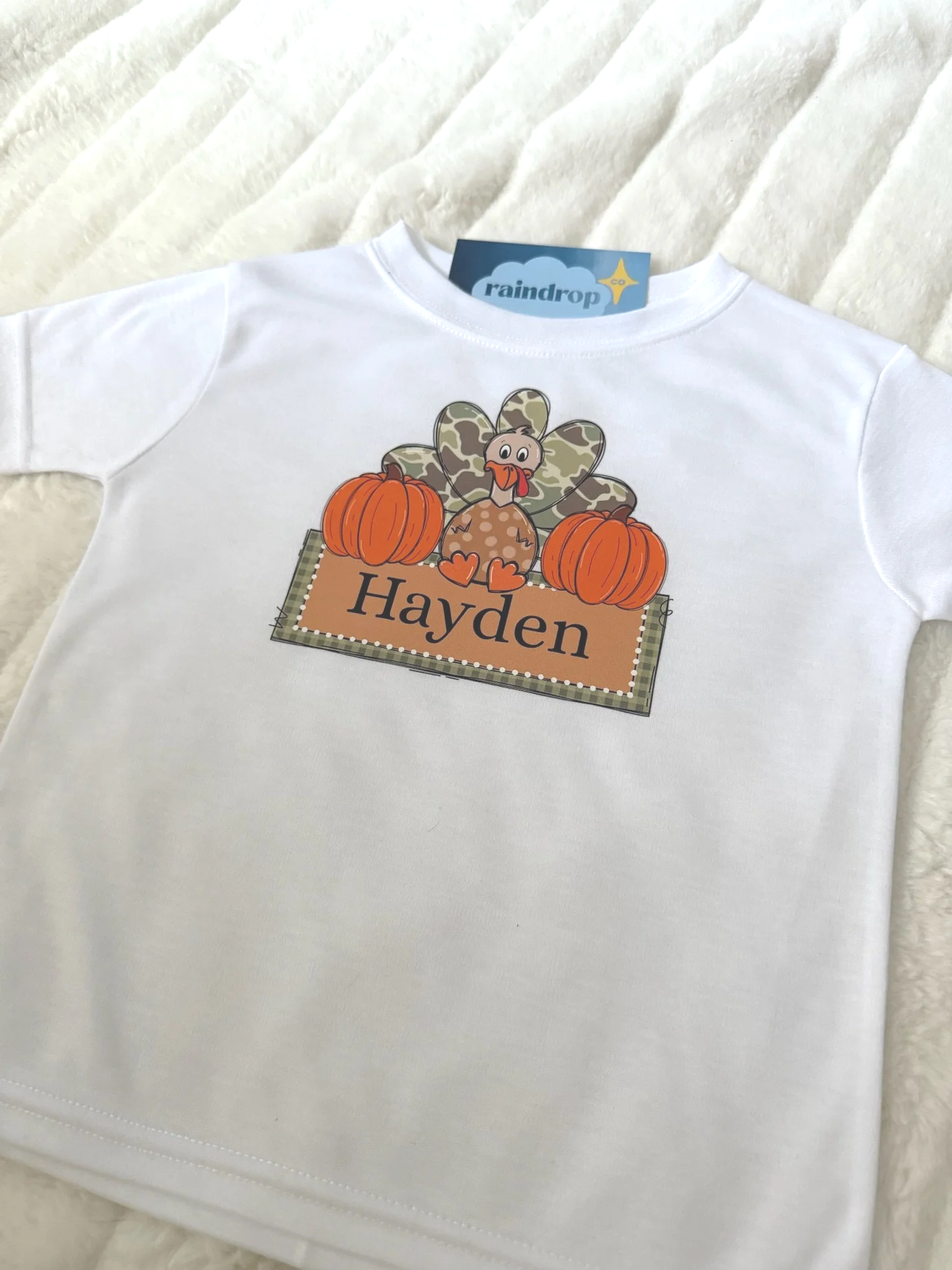 Personalized Camo Turkey Tee