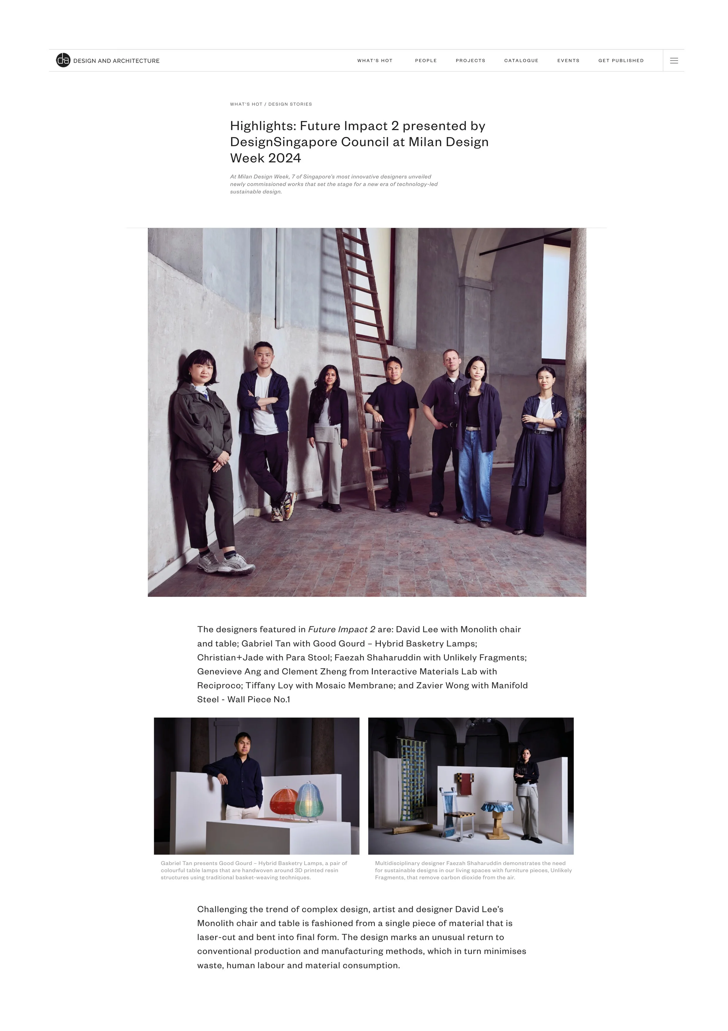 Design and Architecture, April 2024