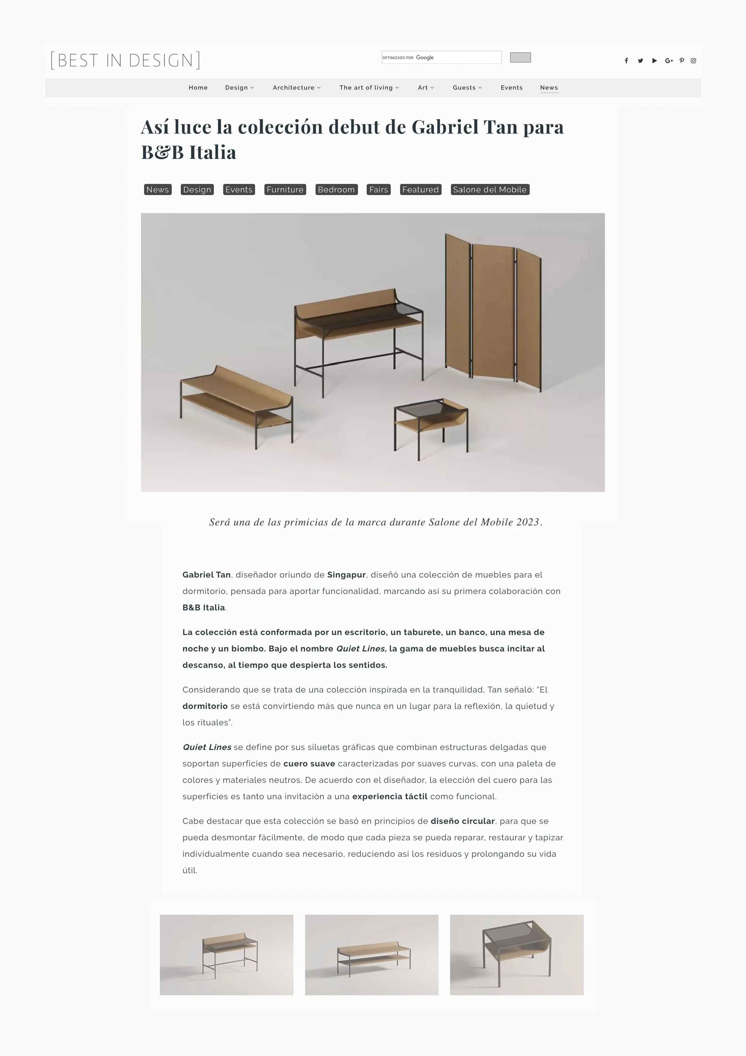 The Best in Design, April 2023