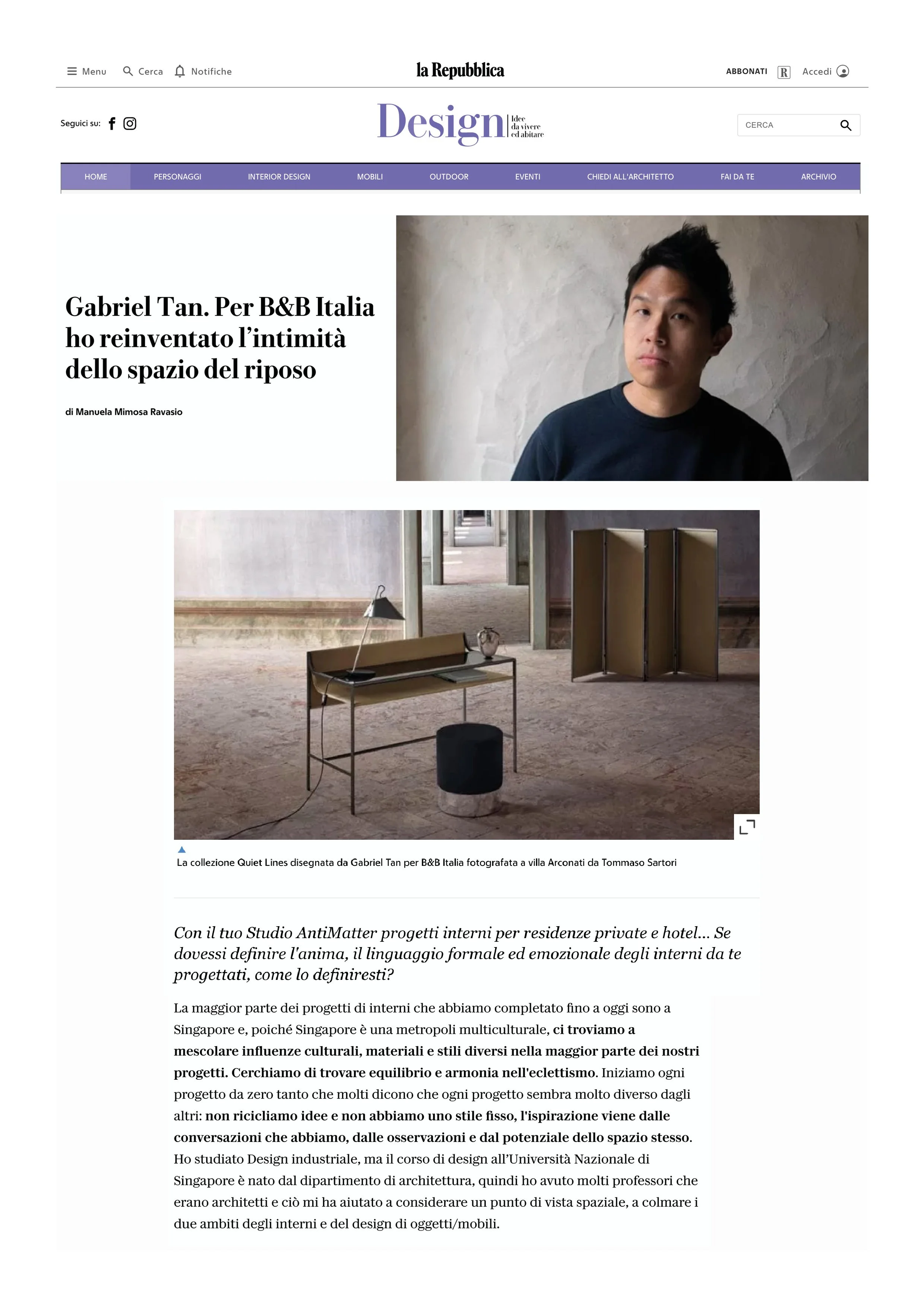 La Repubblica, November 2023