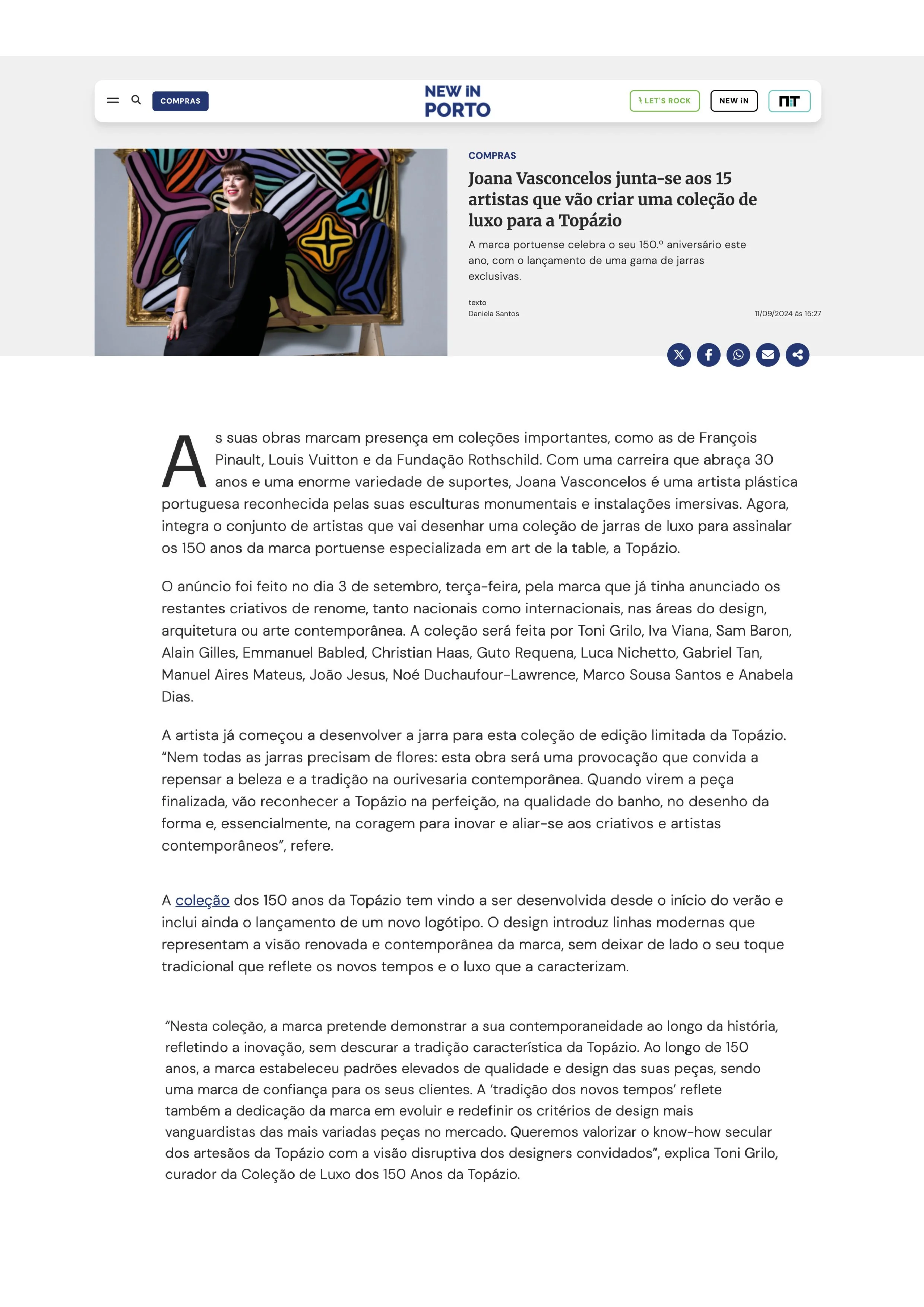 New in Porto, September 2024