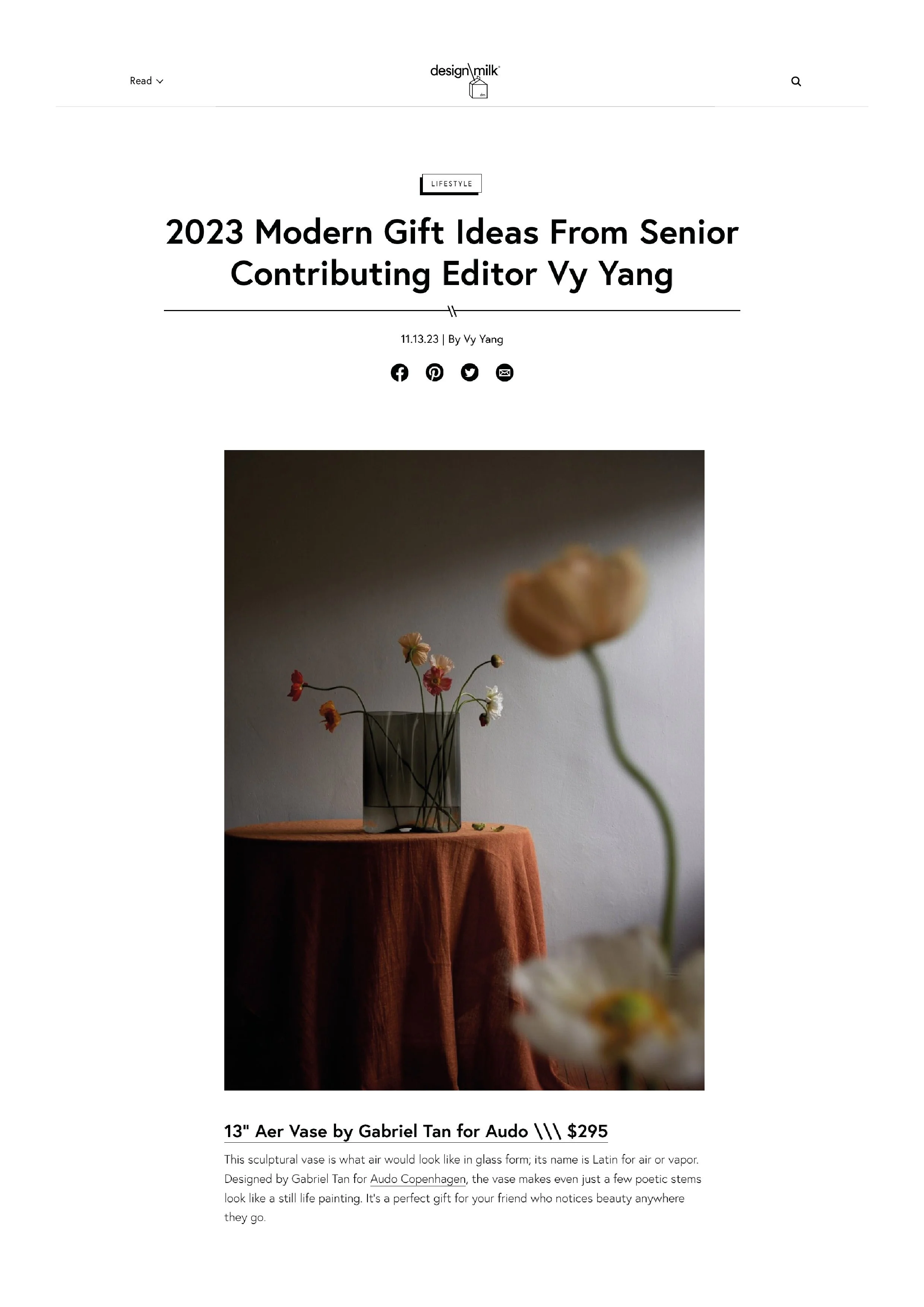 Design Milk, November 2023