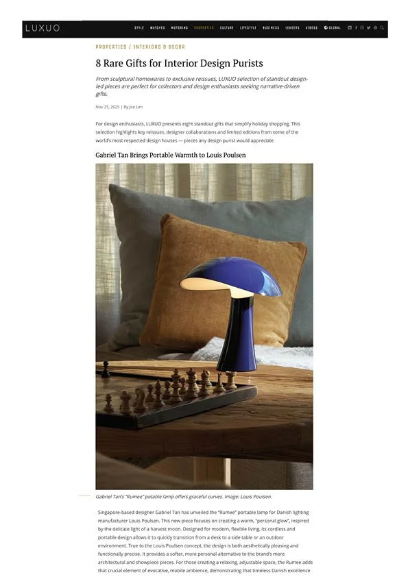 Luxuo, November 2025