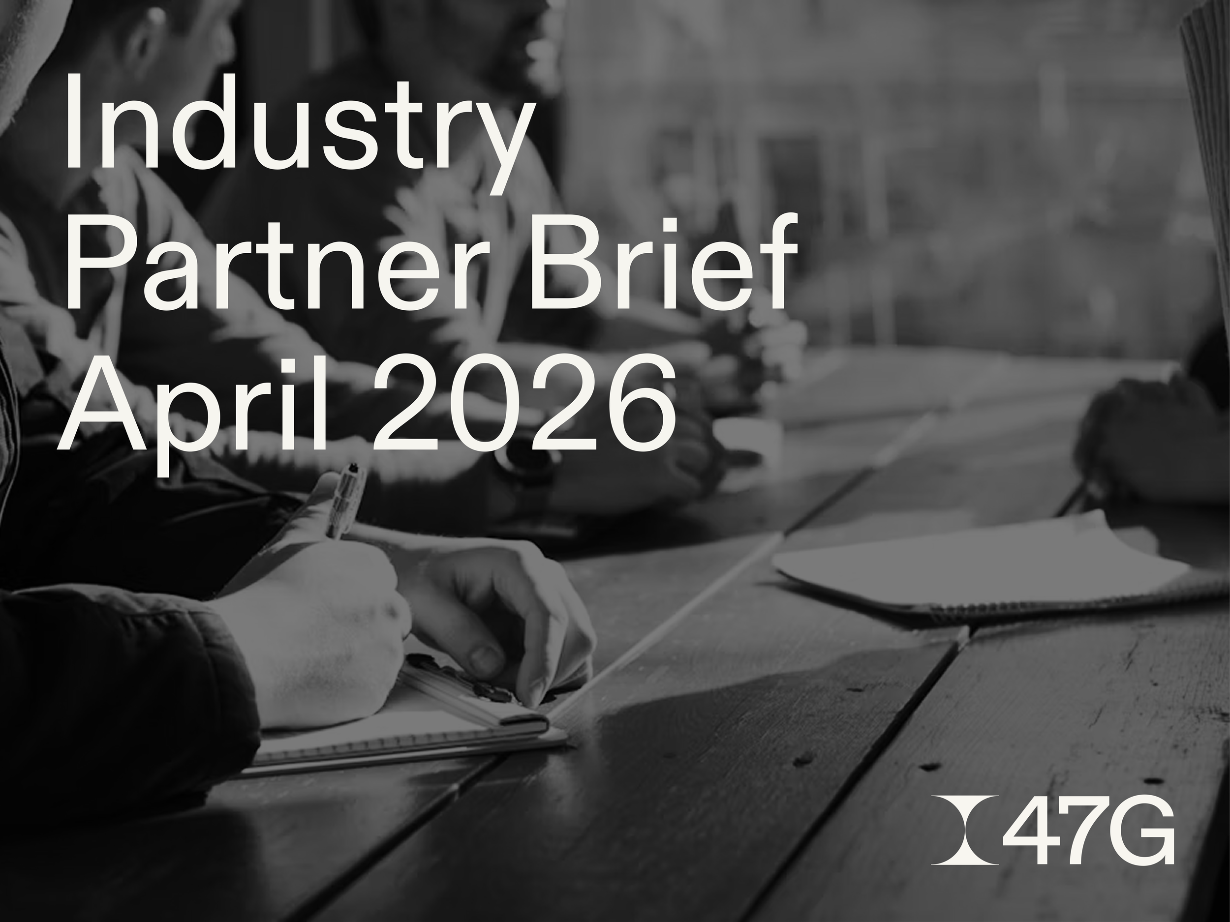 The Industry Partner Brief: April ‘26
