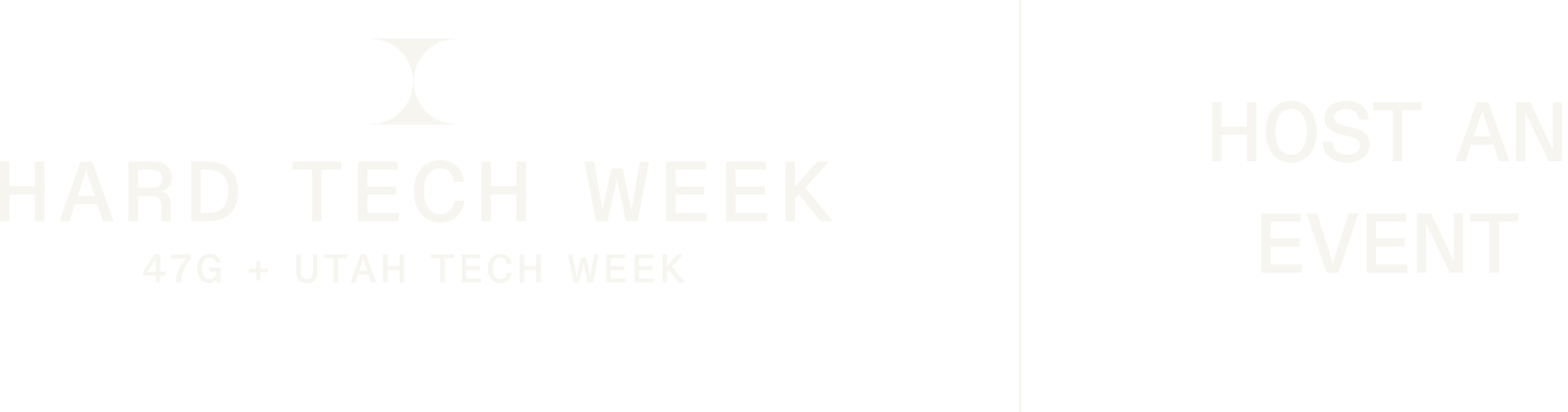 Hard Tech Week logo for hosting an event