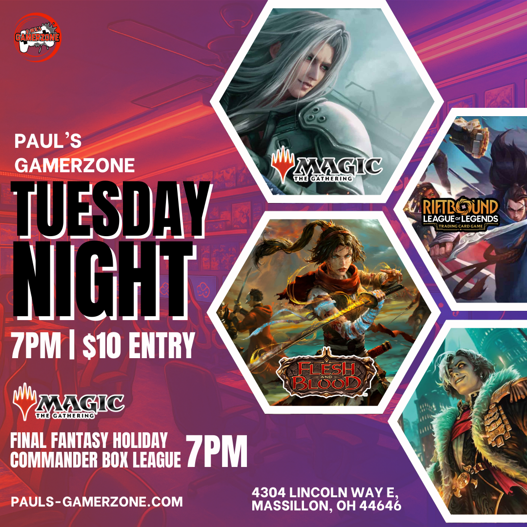 Tuesday Night Lineup!