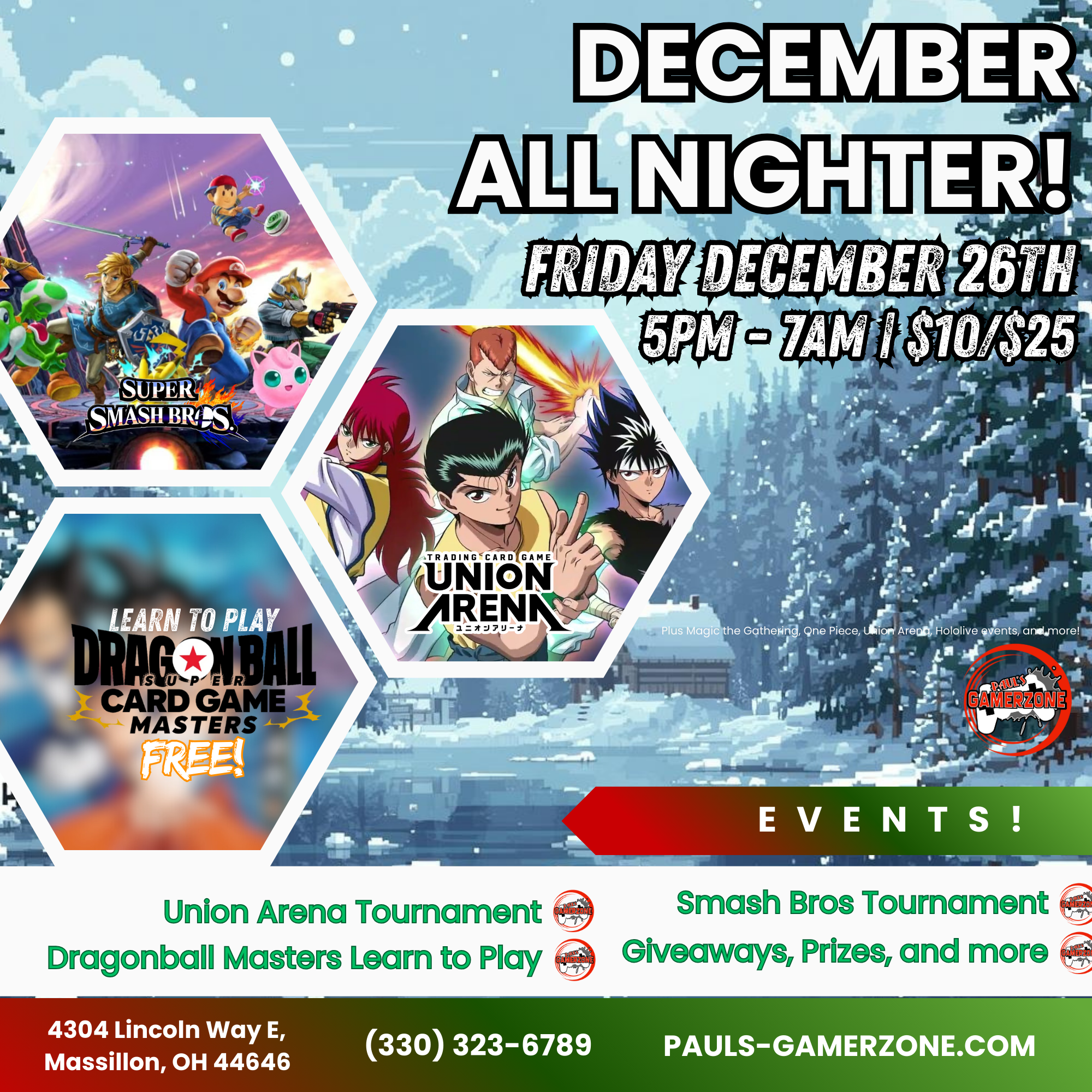 PGZ December All-Nighter 🎄🌙