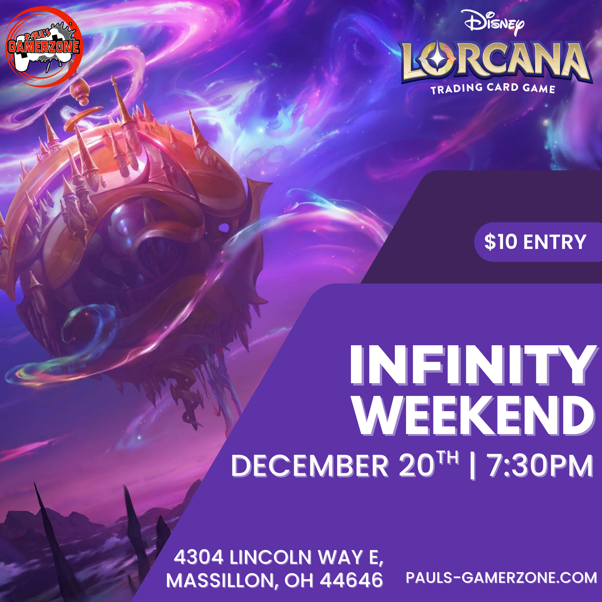 Lorcana Infinity Weekend!