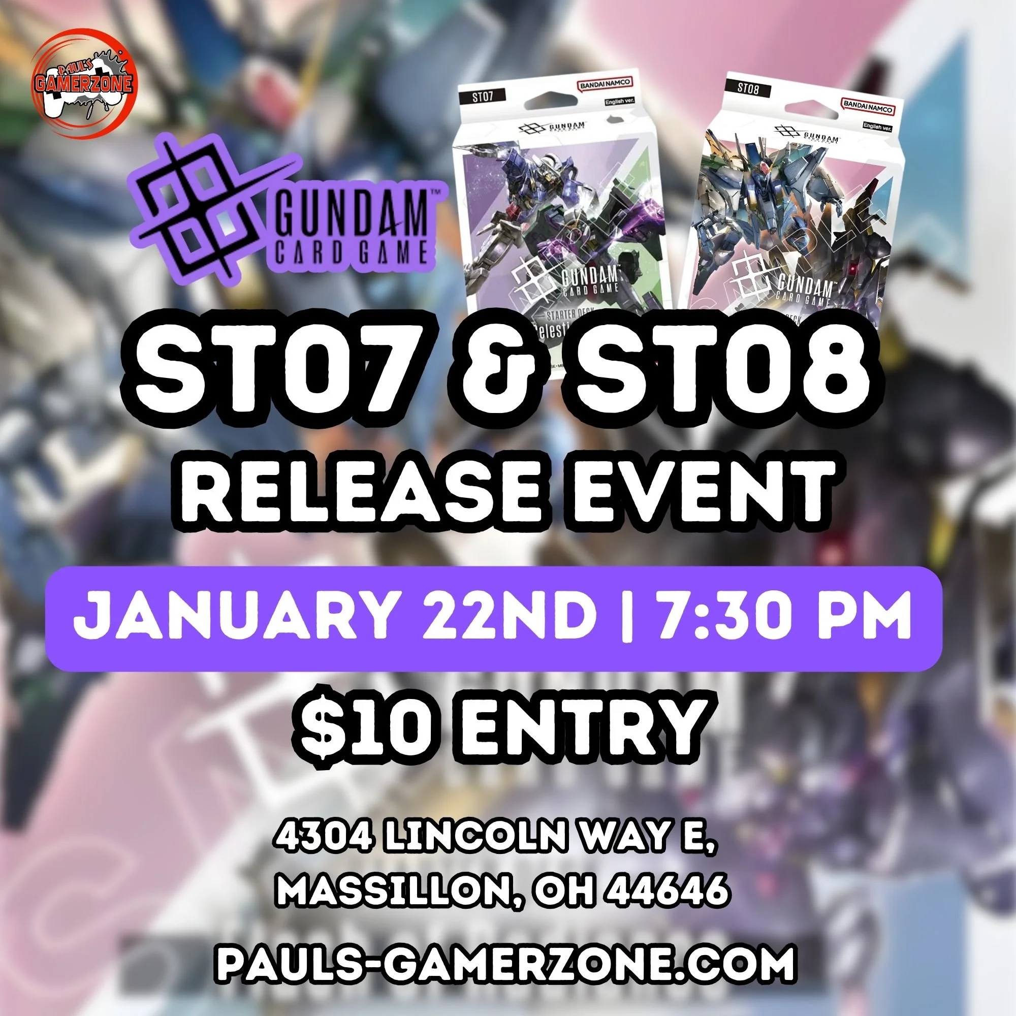 Gundam ST07&amp;ST08 Release!