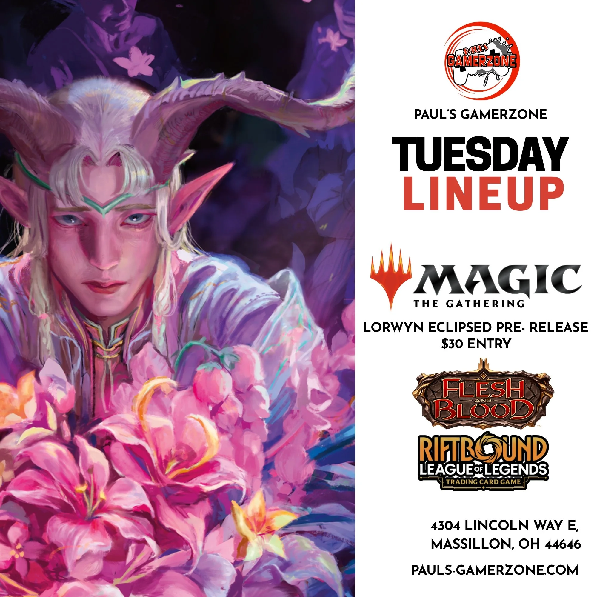 Tuesday nights events!