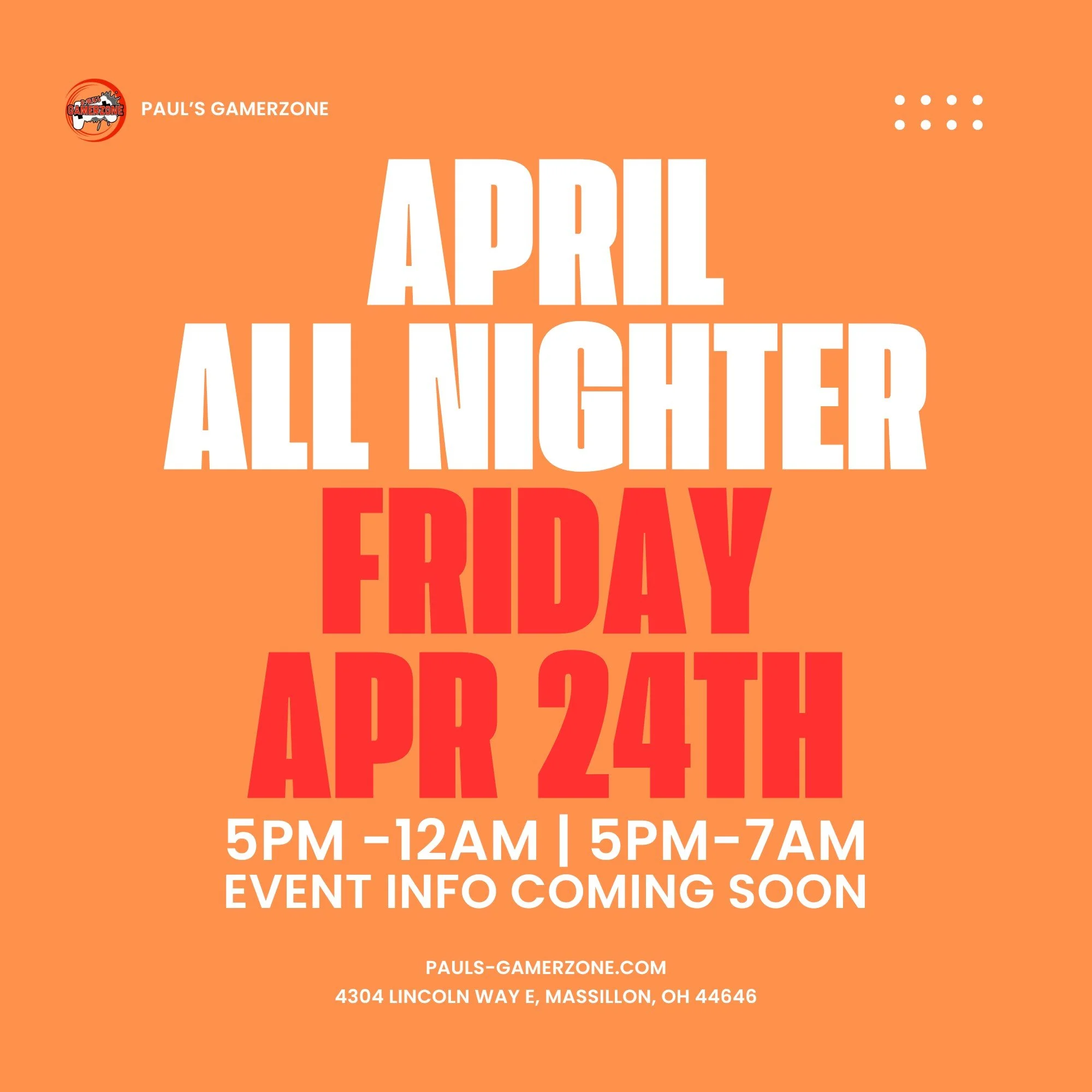 April All Nighter!