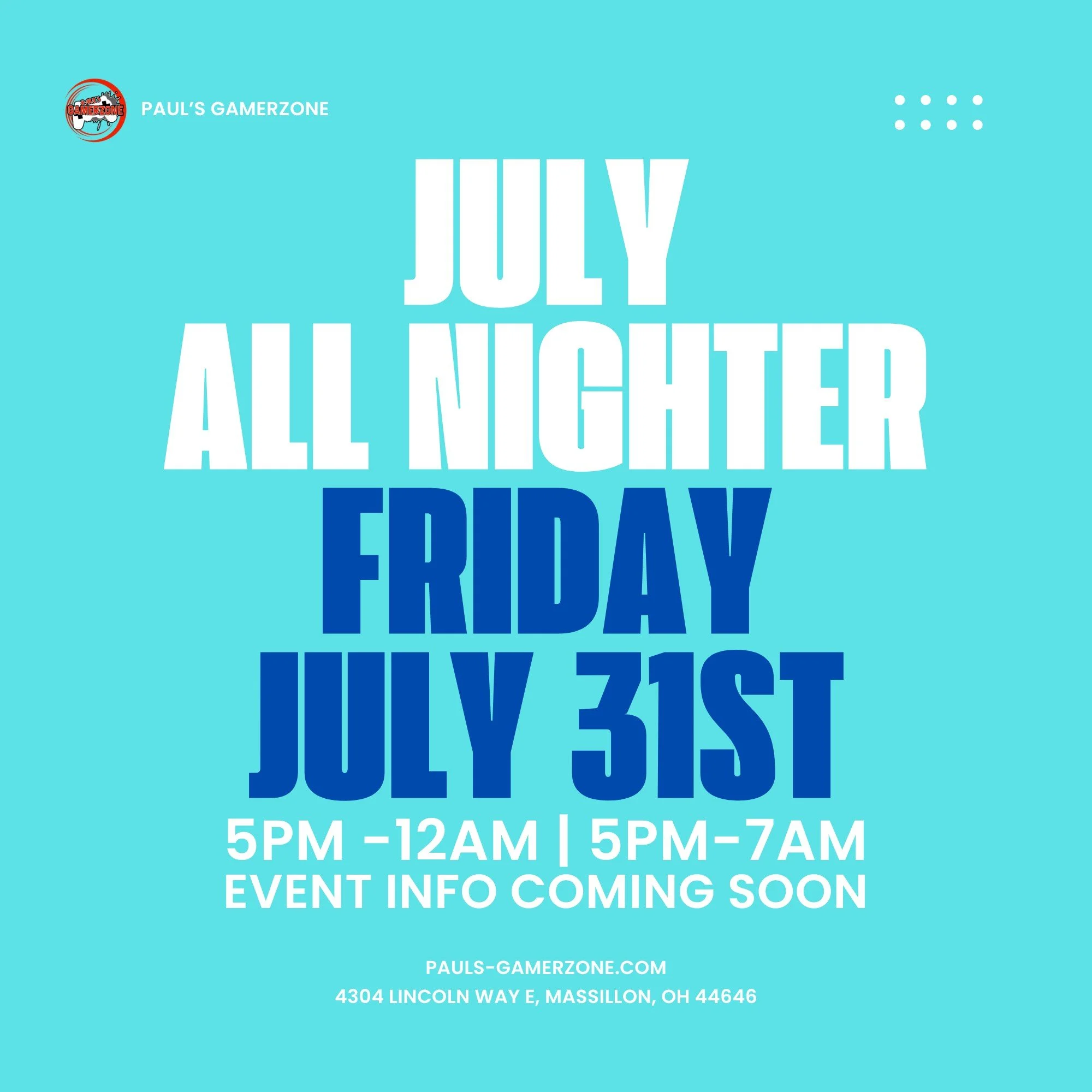July All Nighter!