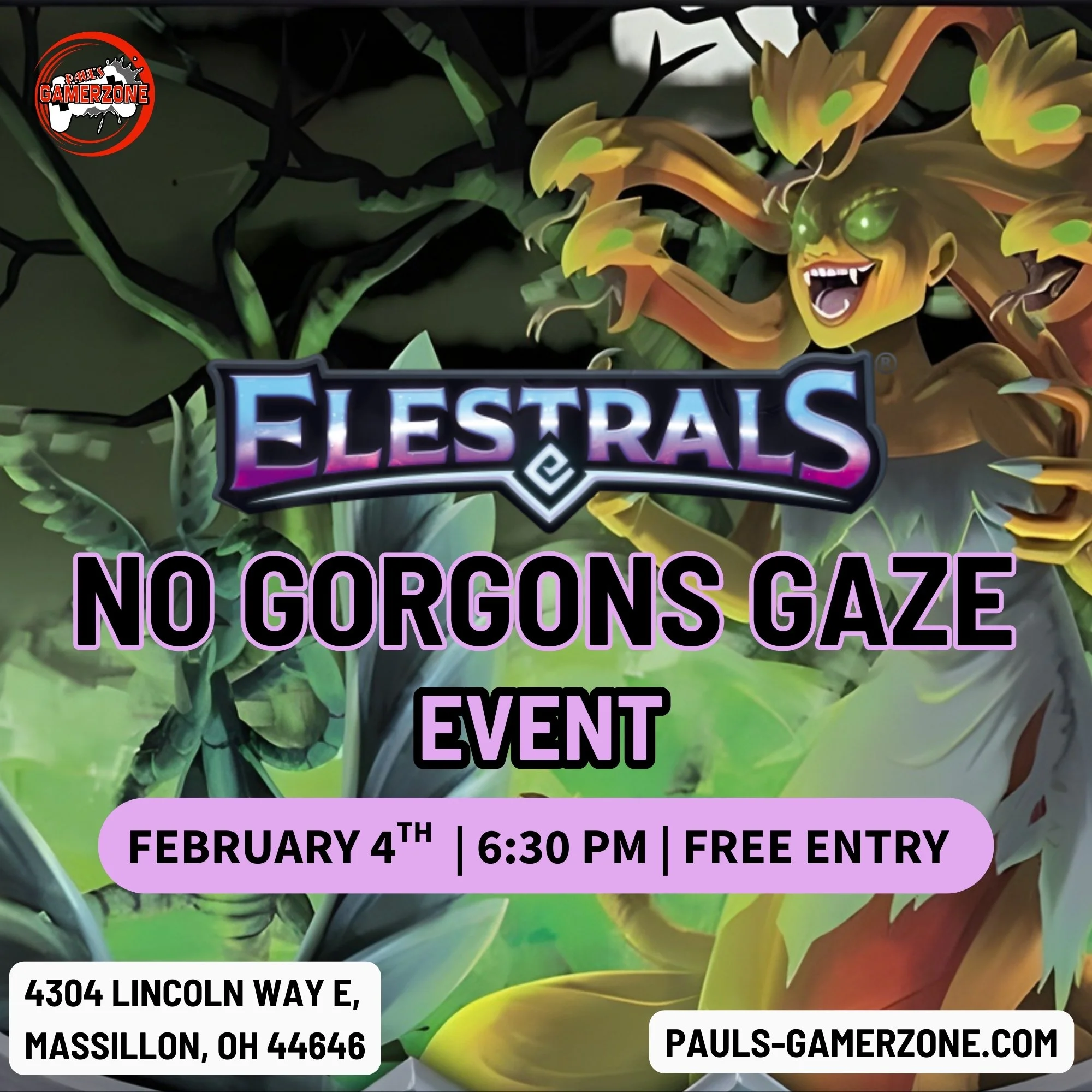 Elestrals - No Gorgons Gaze Event!