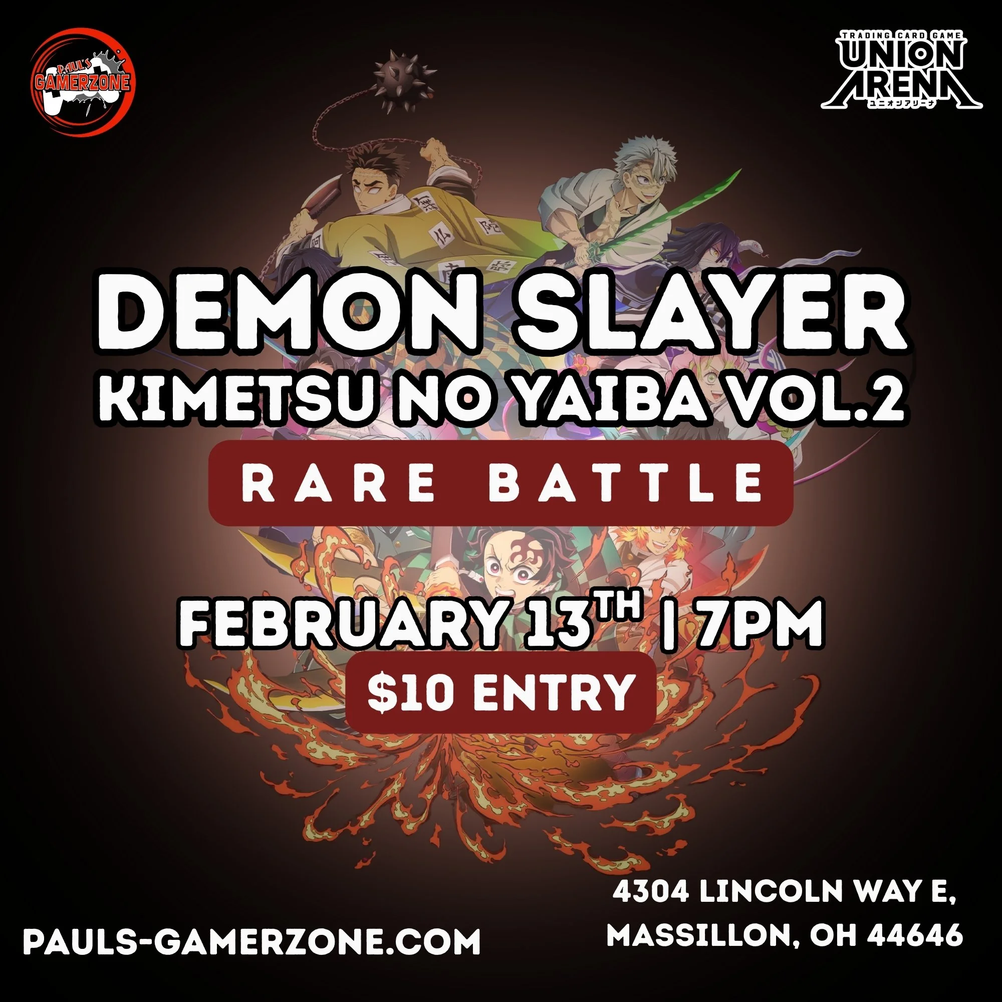 Union Arena: Demon Slayer Rare Battle!