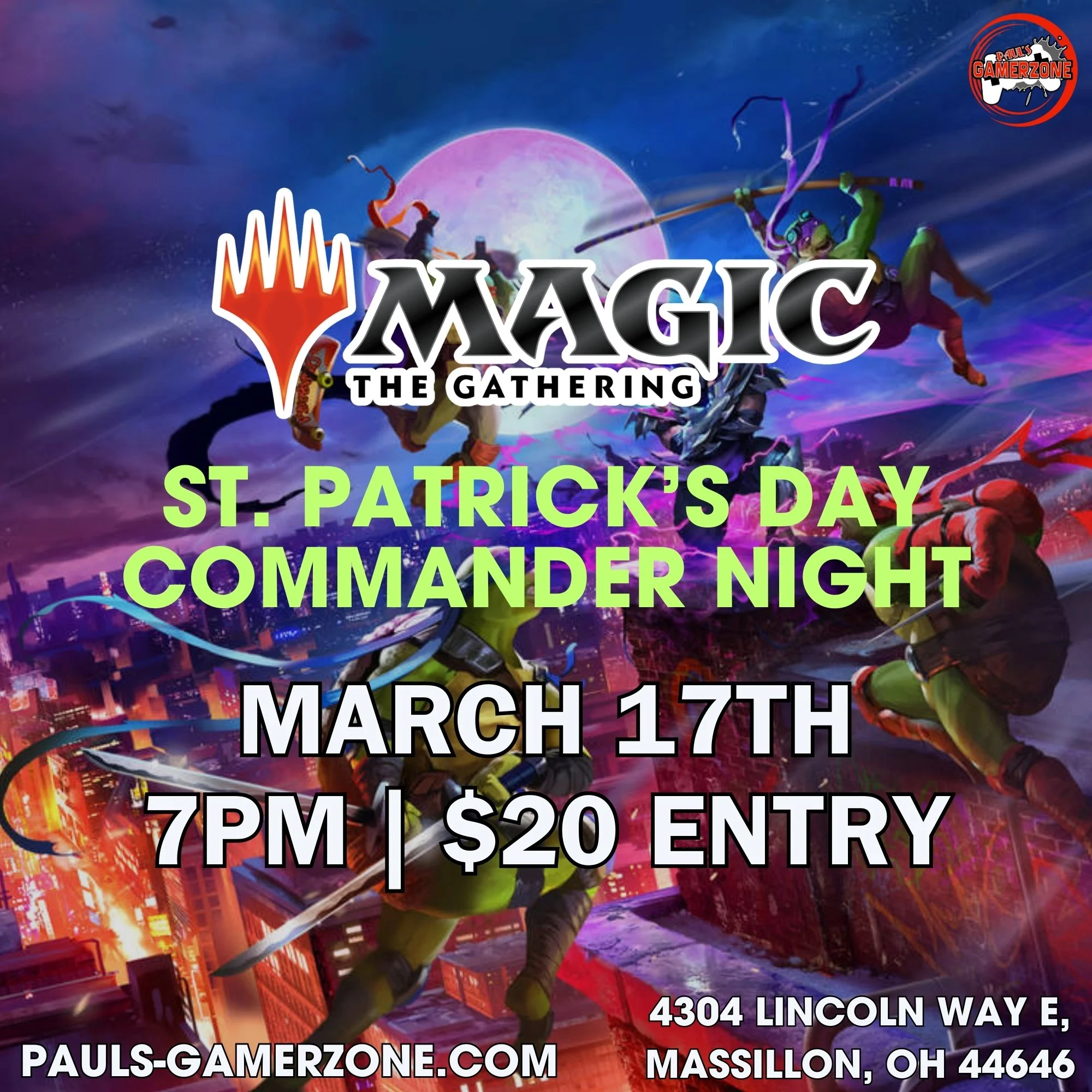 MTG St. Patricks Day Commander Night!