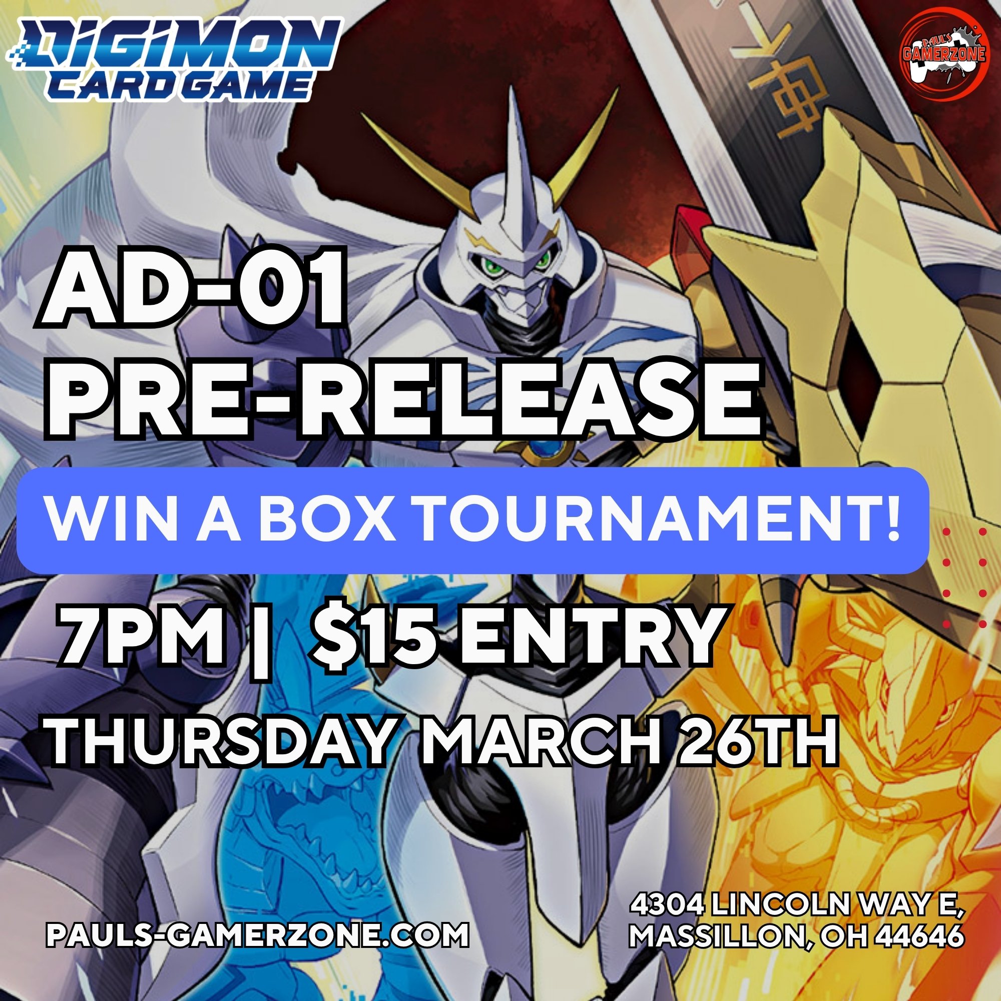 Digimon Win A Box Tournament!