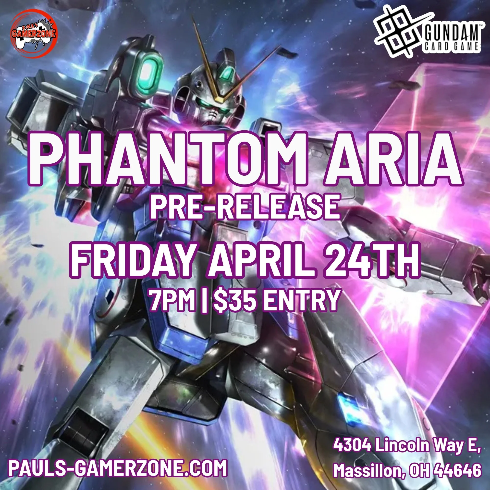 Gundam: Phantom Aria Pre-Release!