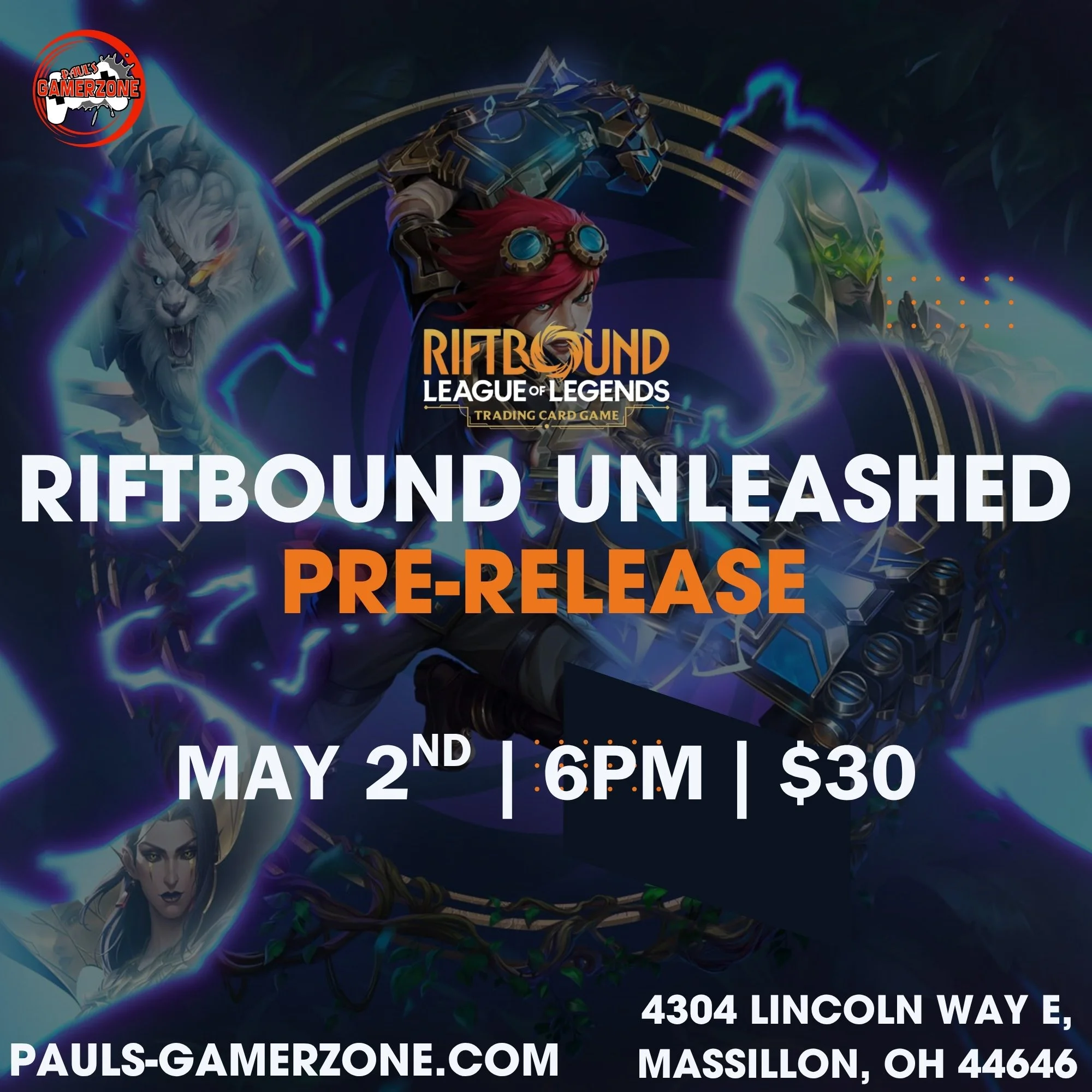 Riftbound Unleashed Pre-Release!