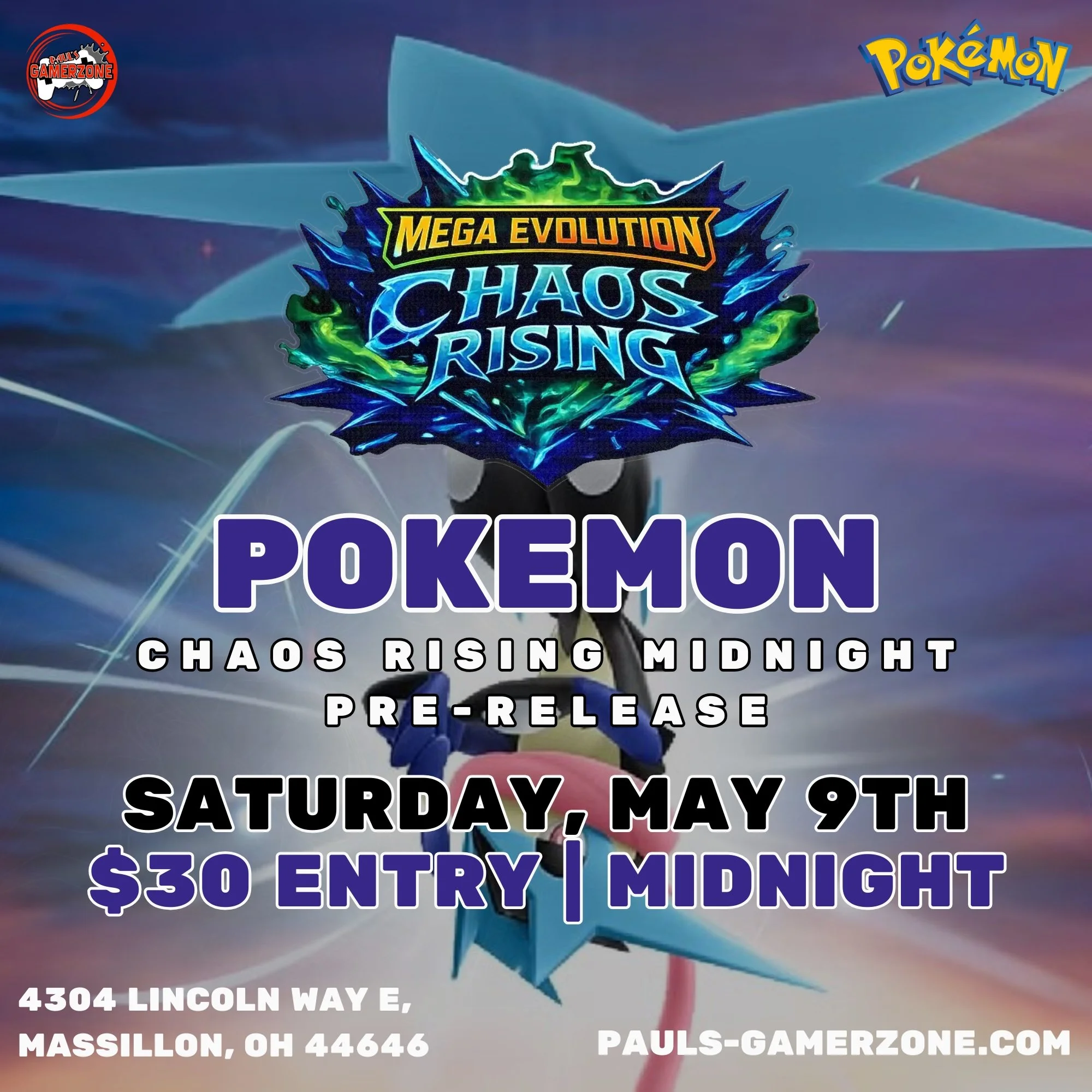 Pokemon: Chaos Rising Midnight release!
