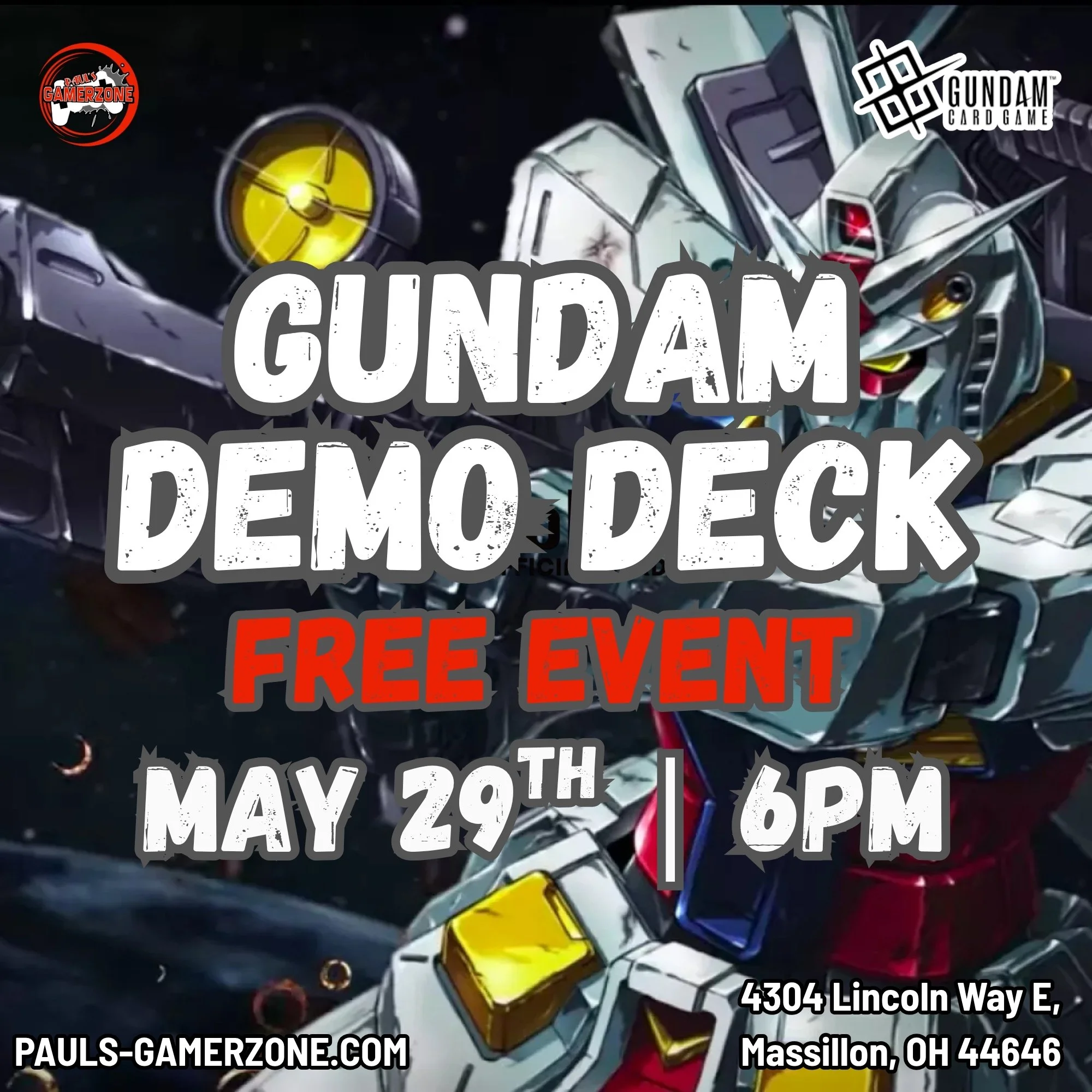 Gundam TCG Demo Deck Event!