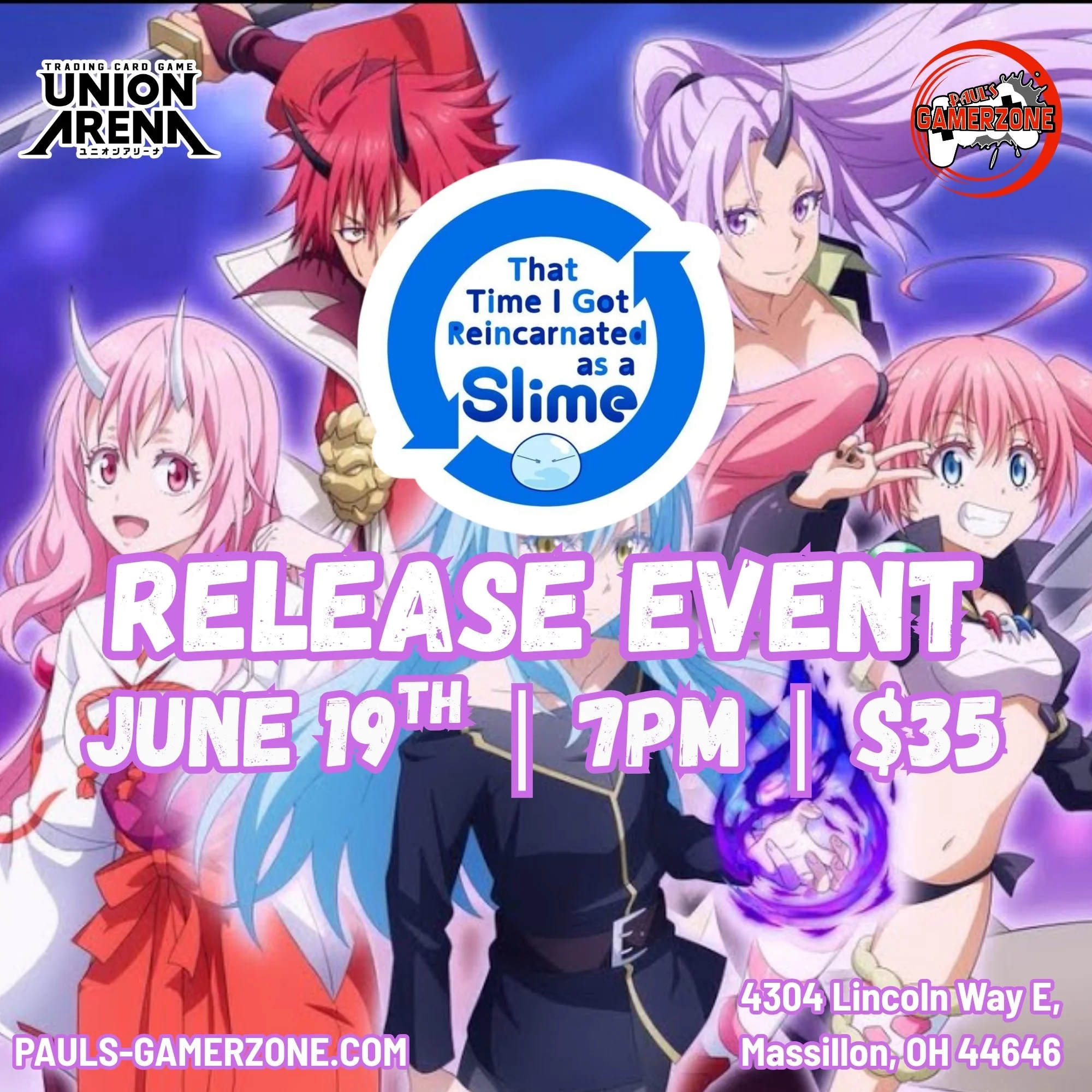 That Time I got reincarnated as a slime release event!