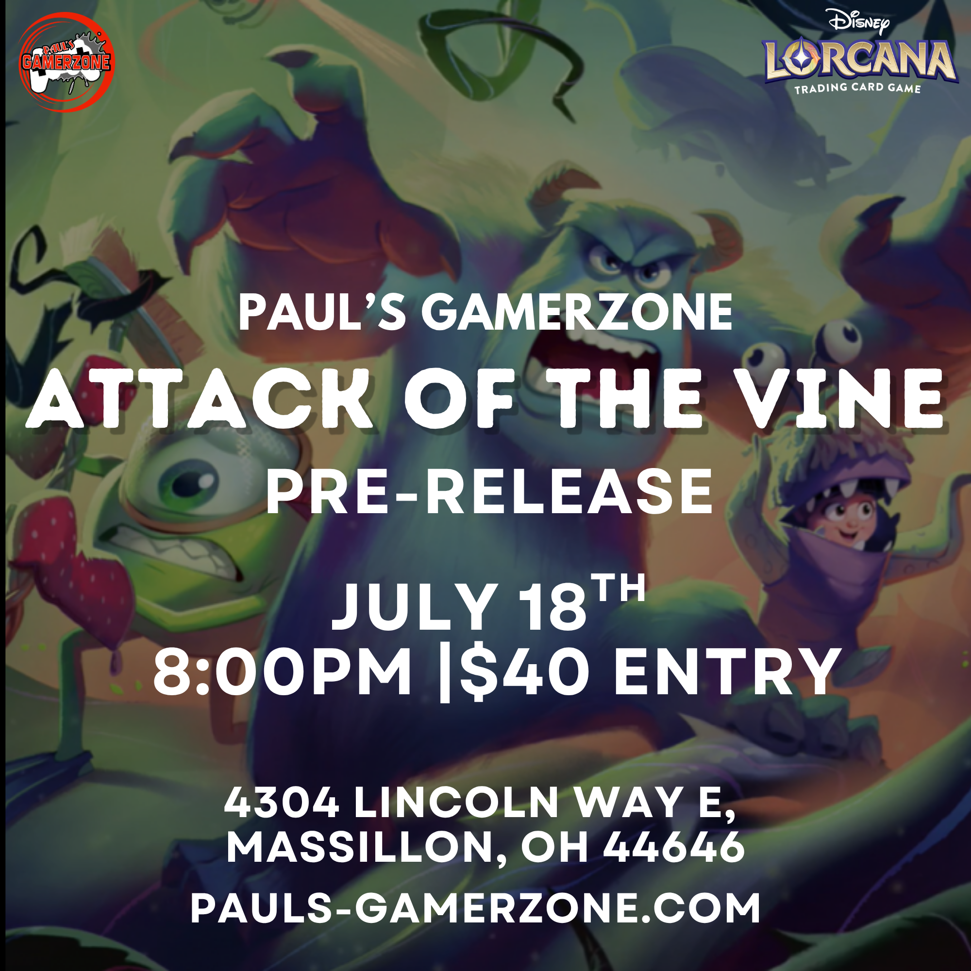 Attack of the Vine pre-release!
