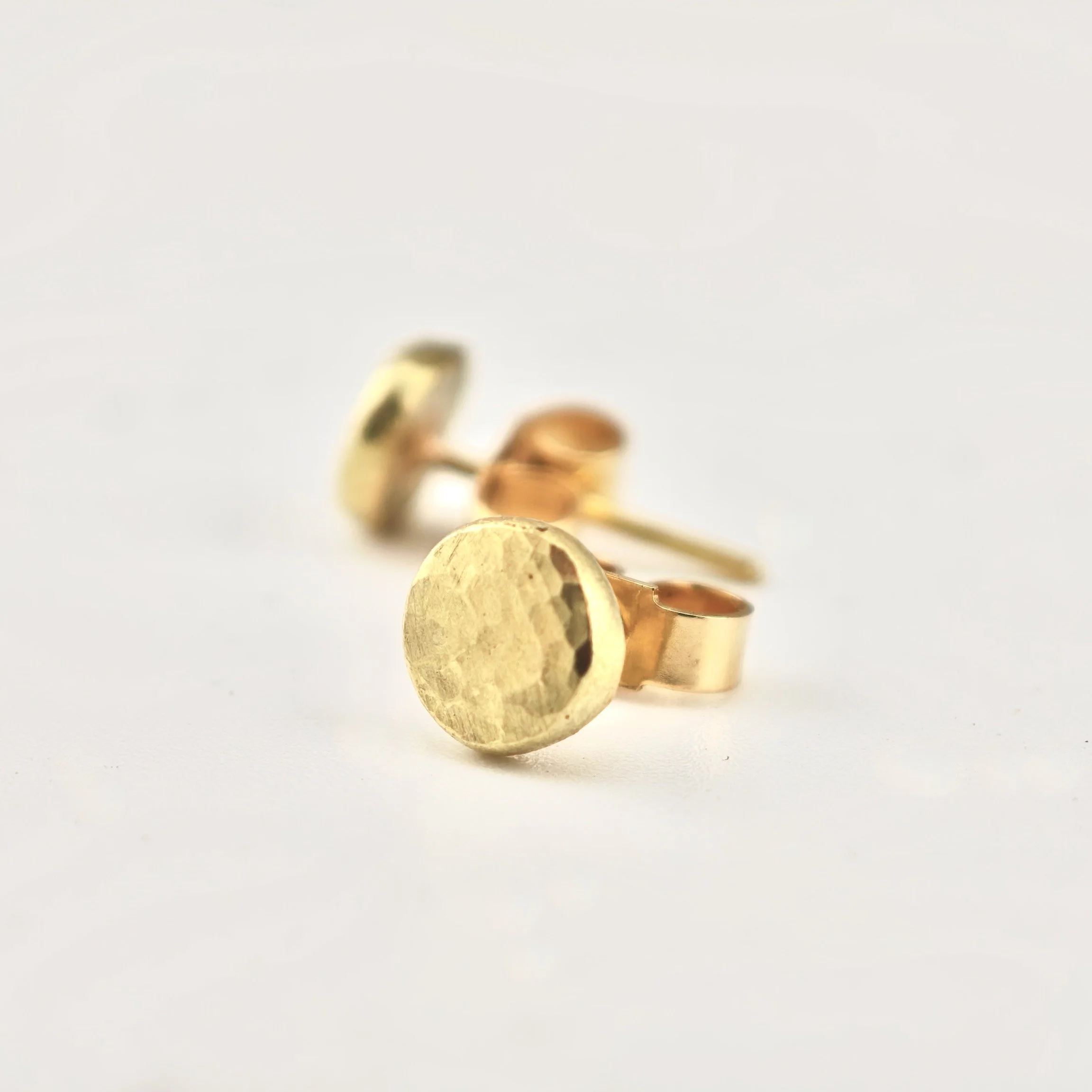 Hammered Yellow Gold Studs.jpeg