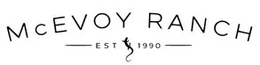 McEvoy Ranch logo with text and a small graphic of a goat
