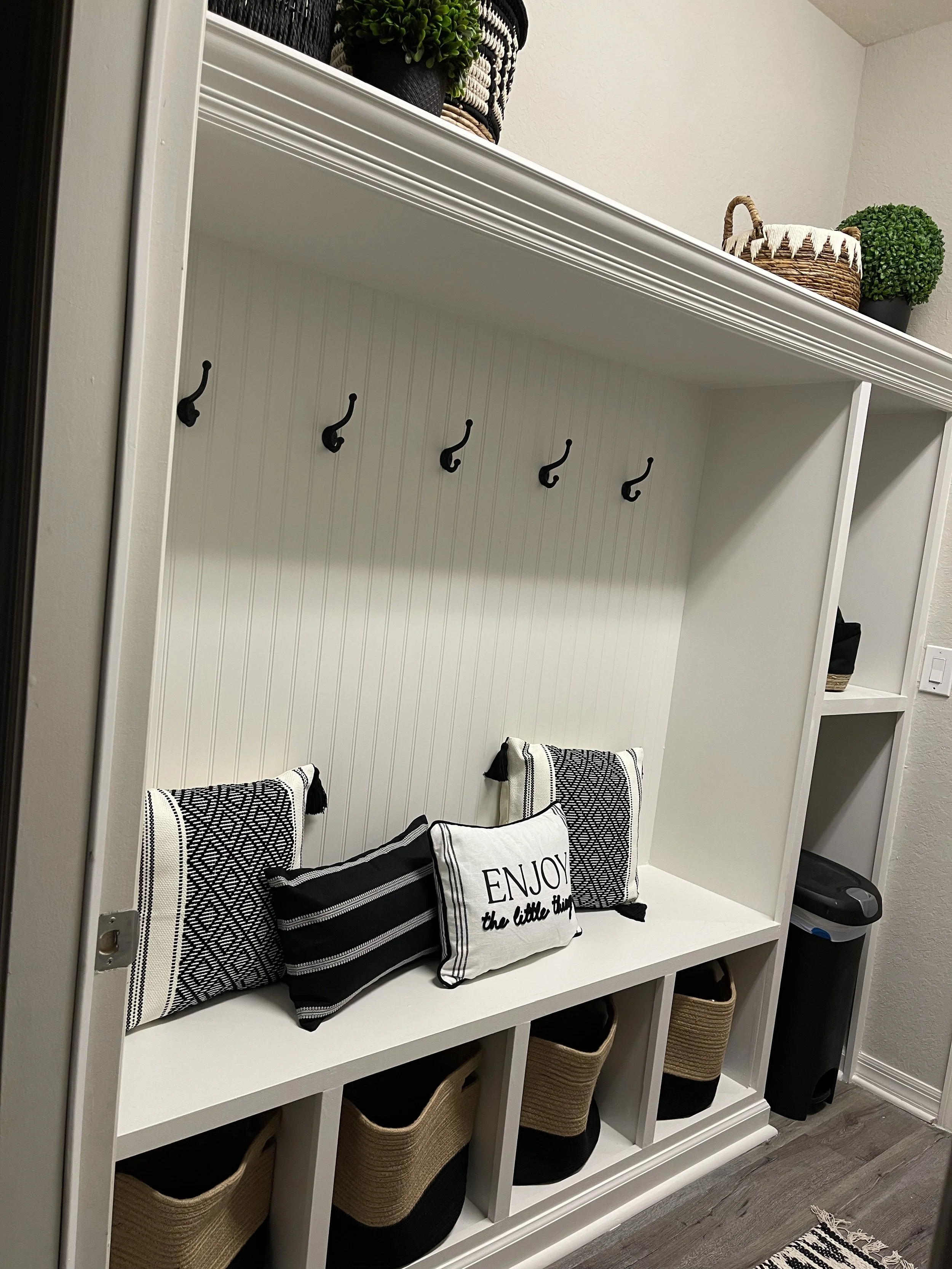 laundry room custom build