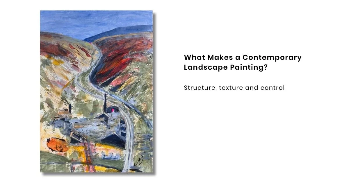 What Makes a Contemporary Landscape Painting? Structure, Texture and Control