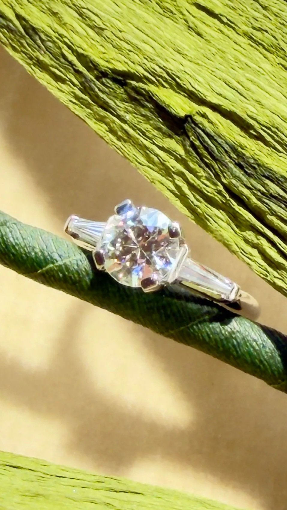 Art Deco Old European Diamond Solitaire Ring