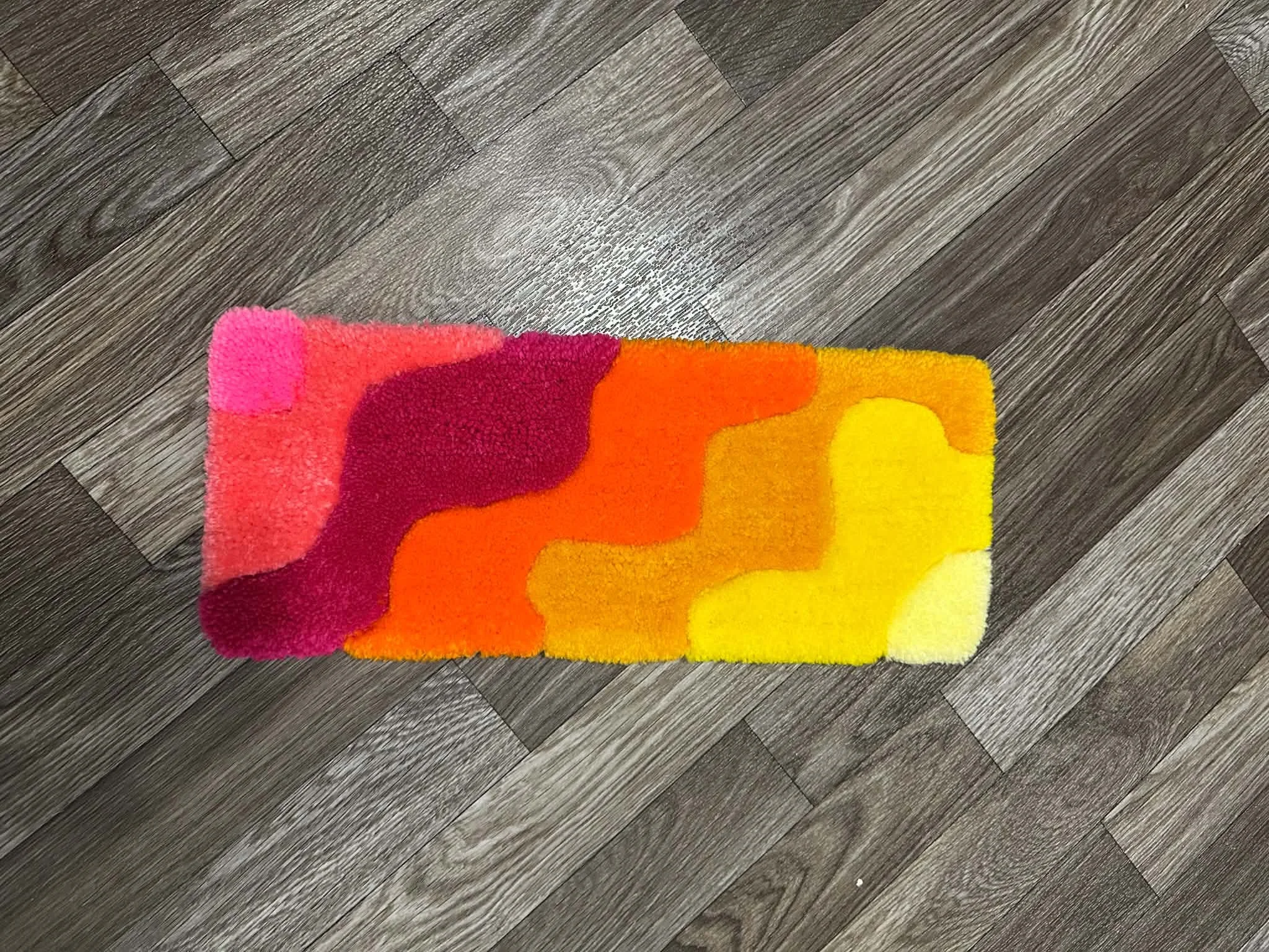 Warm Colors Keyboard Rug