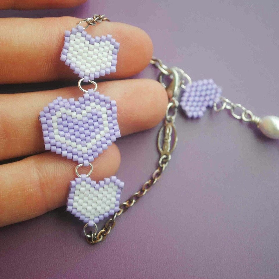 Valentines Heart Brick Stitch Basics Class