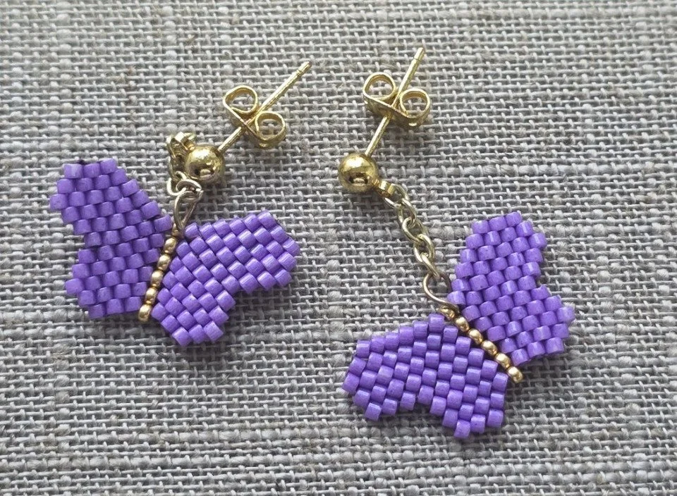 Peyote Butterfly Earrings Class