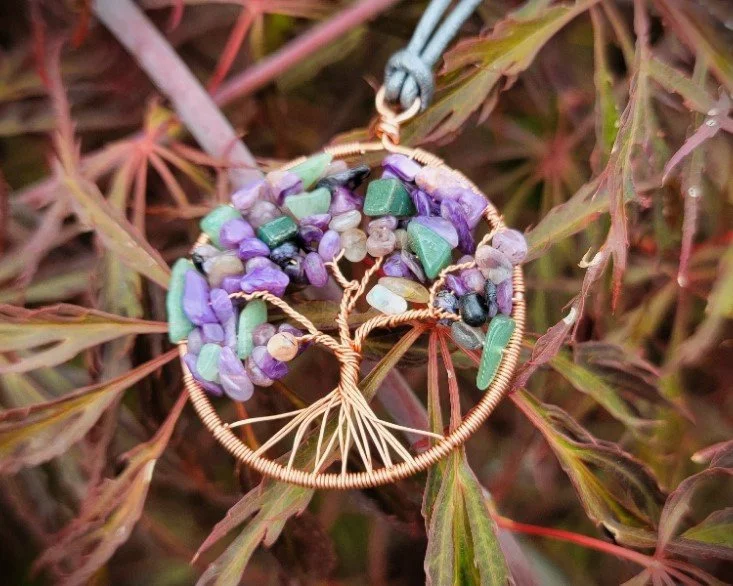 Wire Wrap Tree of Life Suncatcher 