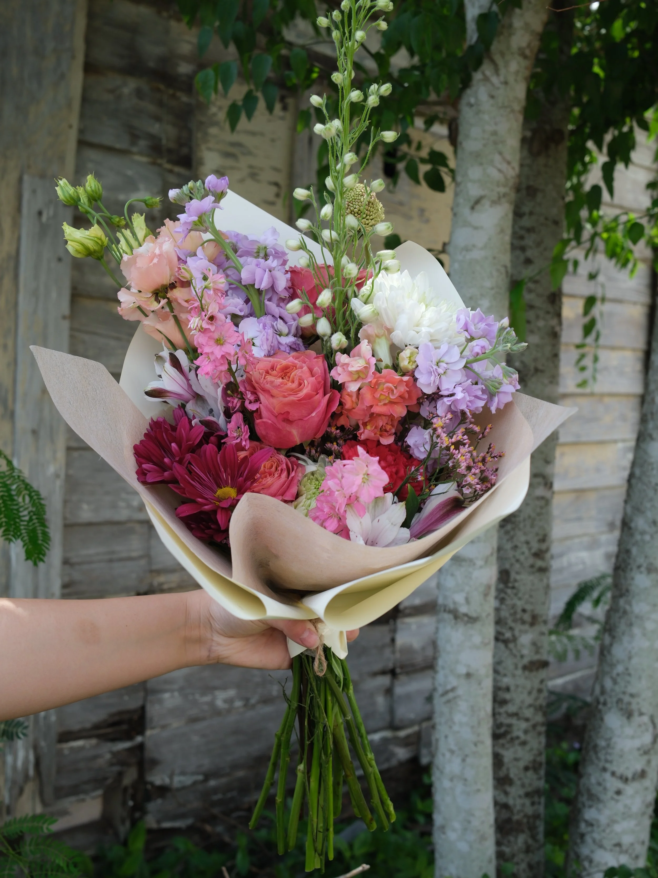 Bold Mami- Wrapped Bouquet