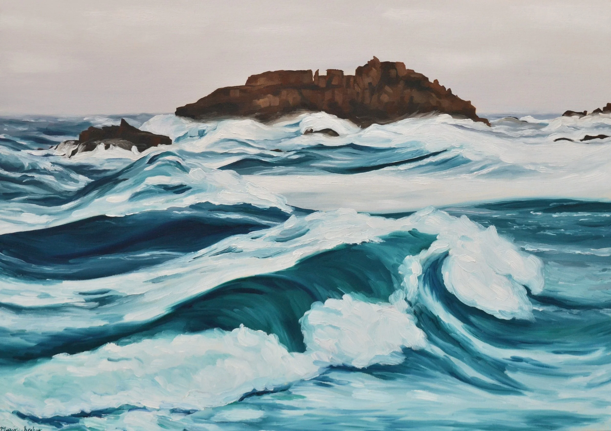 Men-a-Vaur Storm
2025 - oil paint on canvas board - 500x700mm