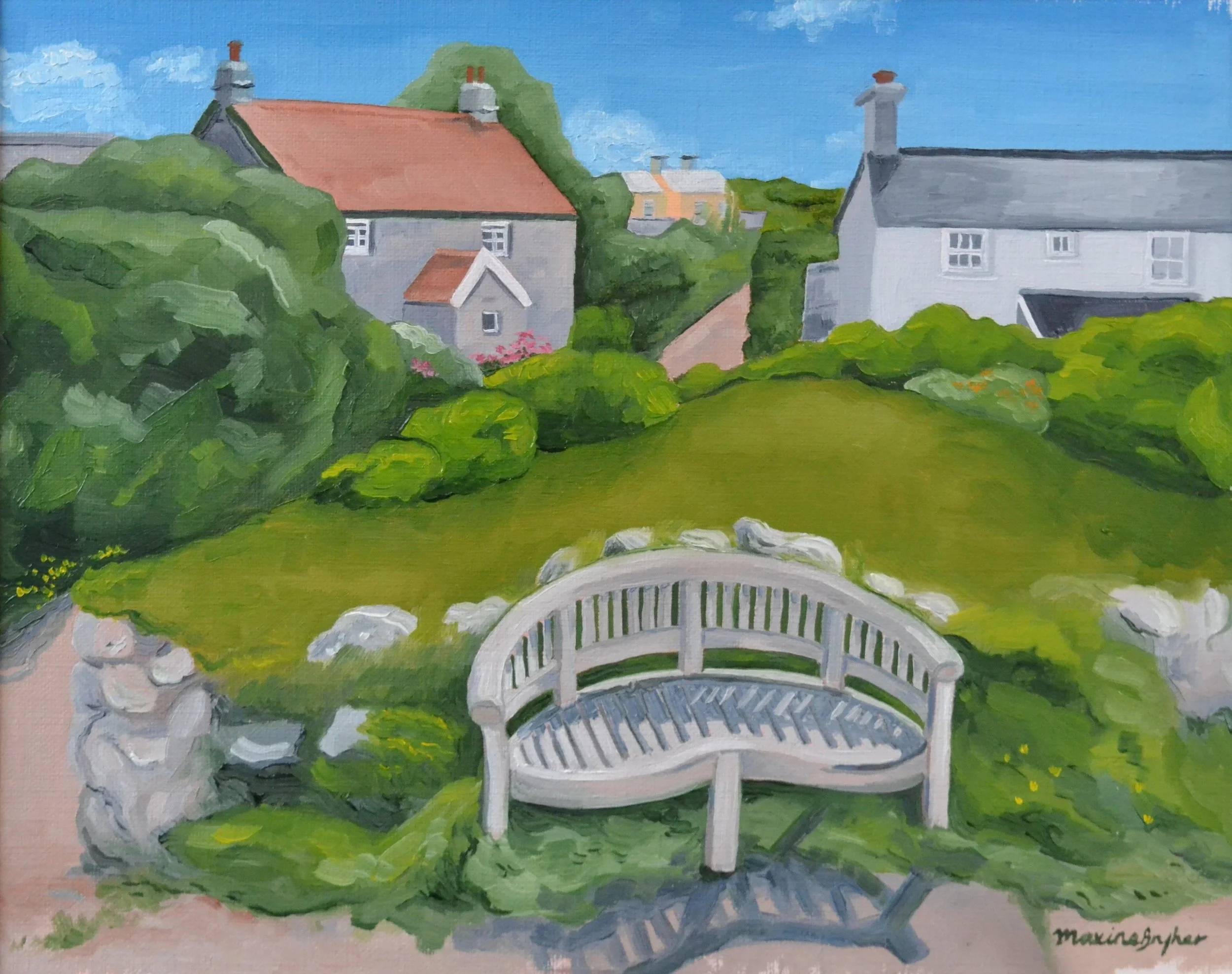Vane Hill Cottage- Tresco
2024 - 300x350mm - oil paint on canvas board