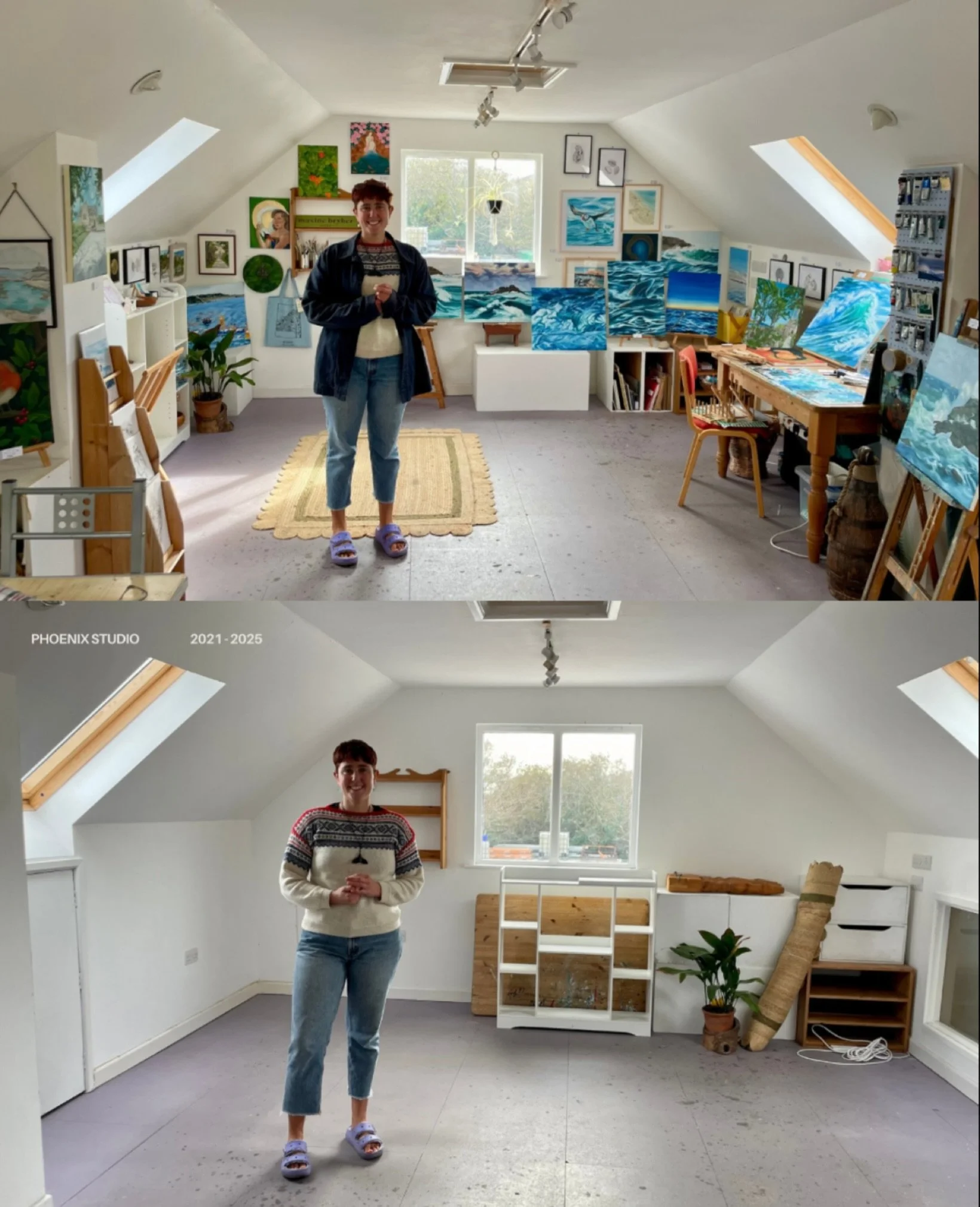 So there we have it! The end of an era for me&hellip; but also the start of a new one, in true Phoenix style. 

4 years I had this space. I remember the first art I made in it, sitting down at a desk in an empty space with empty walls thinking &ldquo