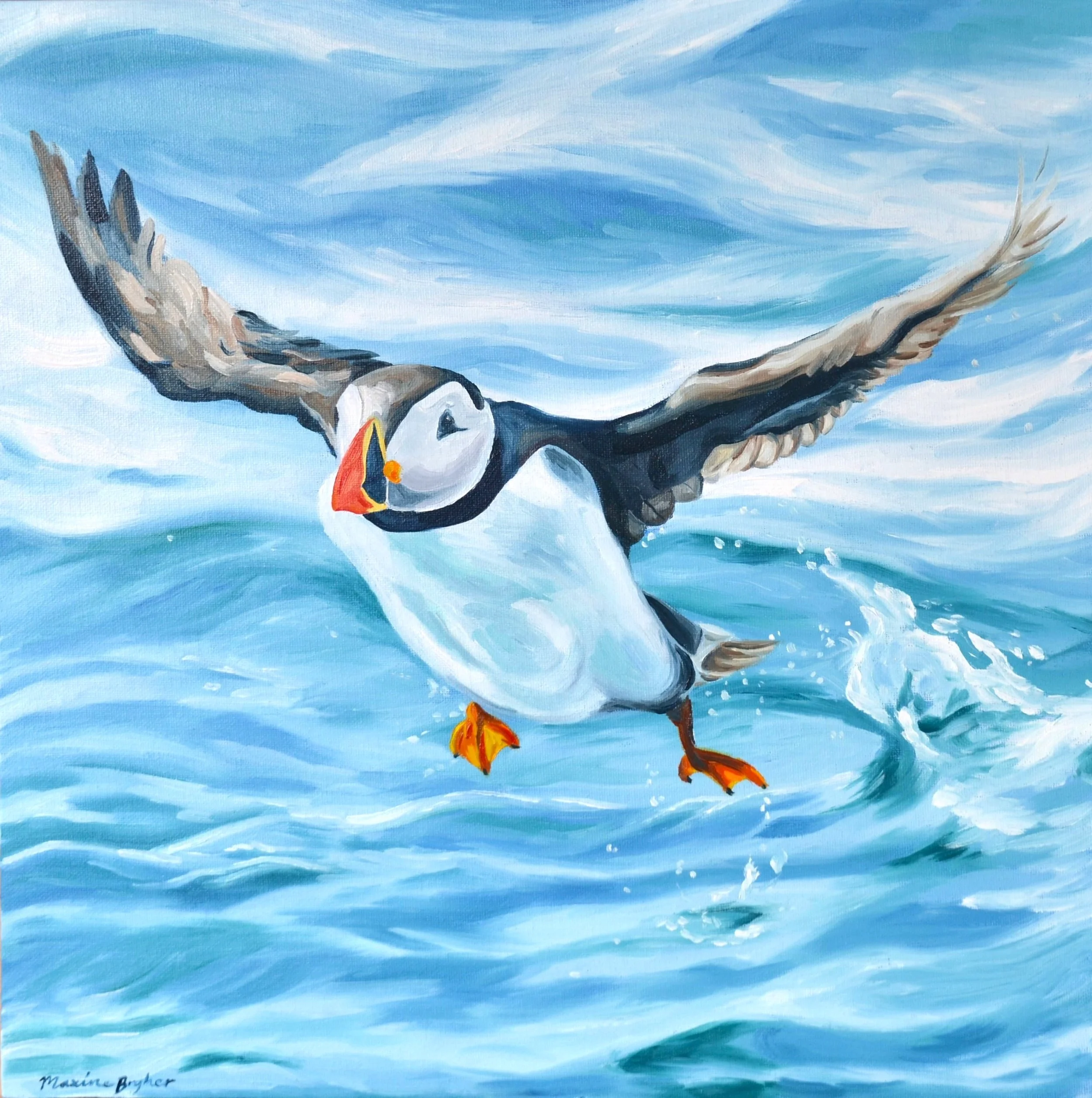 Taking flight
2025 - oil paint on canvas board - 400x400mm