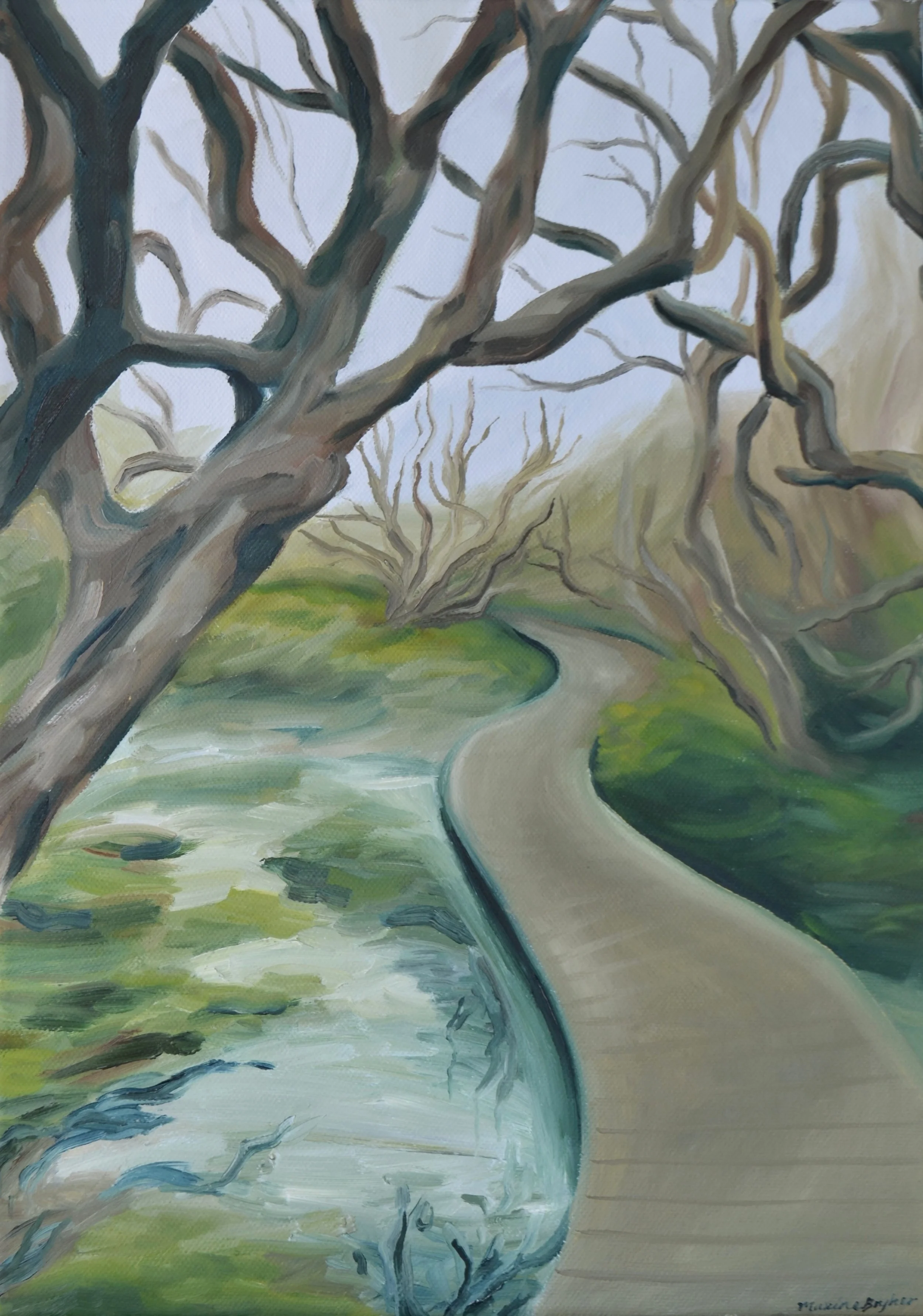 Higher Moors
2025 - 297x420mm - oil paint on canvas