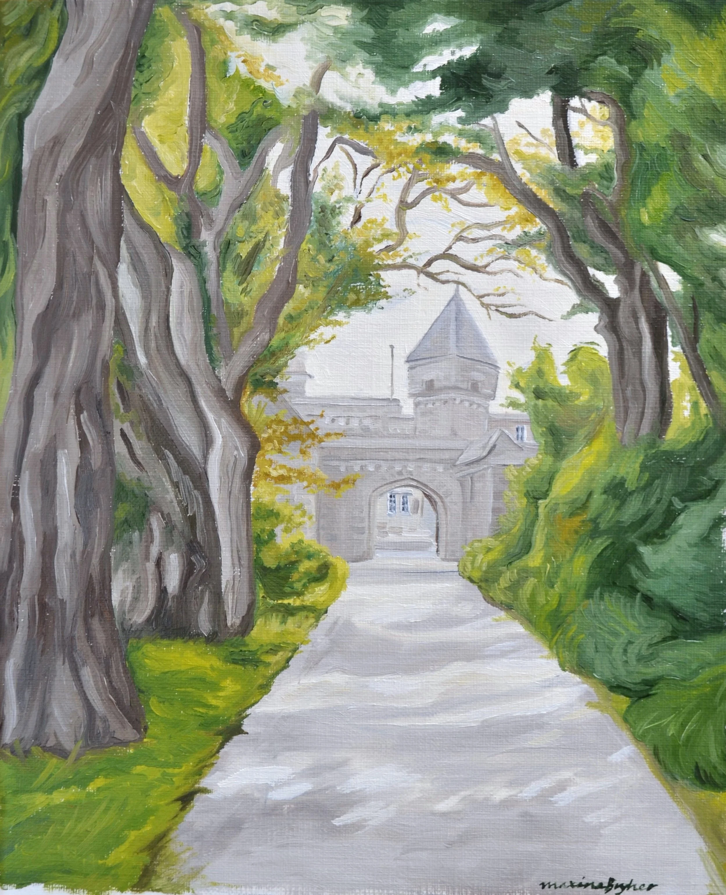 Tresco Avenue
2025 - 280x300mm - oil paint on canvas