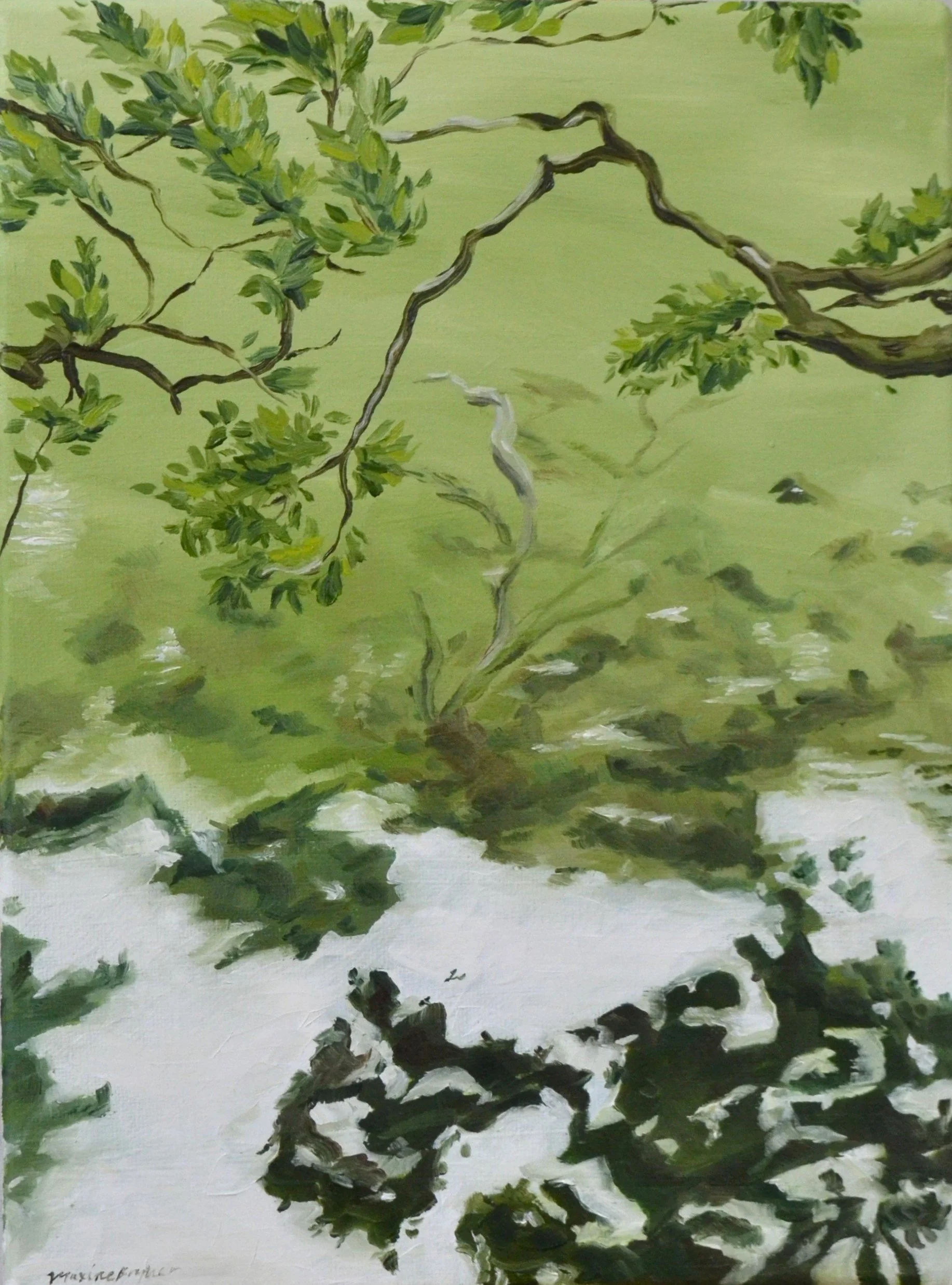 Frenchman's Creek - Helford
2025 - 300x230mm - oil paint on canvas